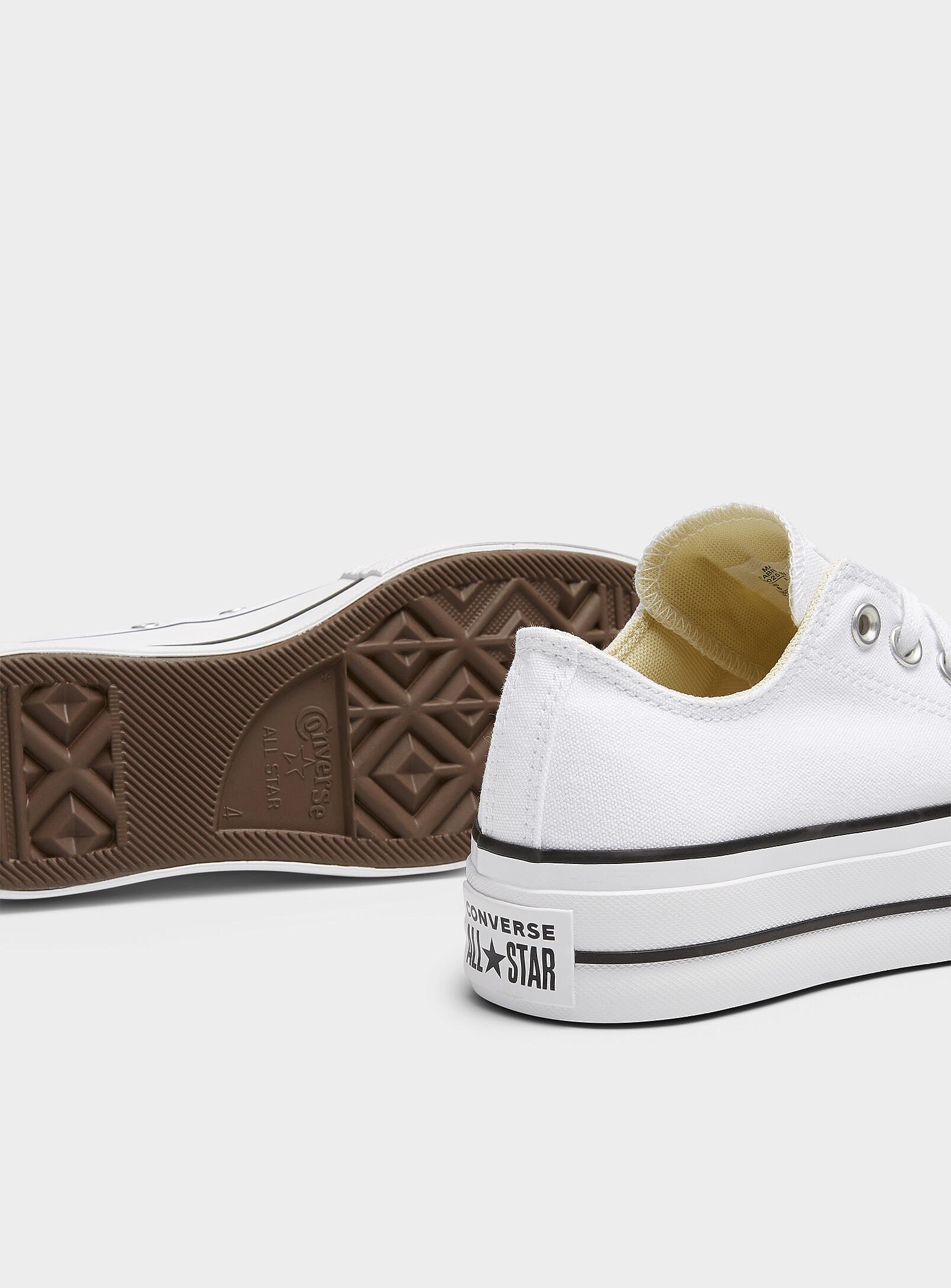 Converse Chuck Taylor All Star Lift Low Top Platform Sneakers Women in White Lyst