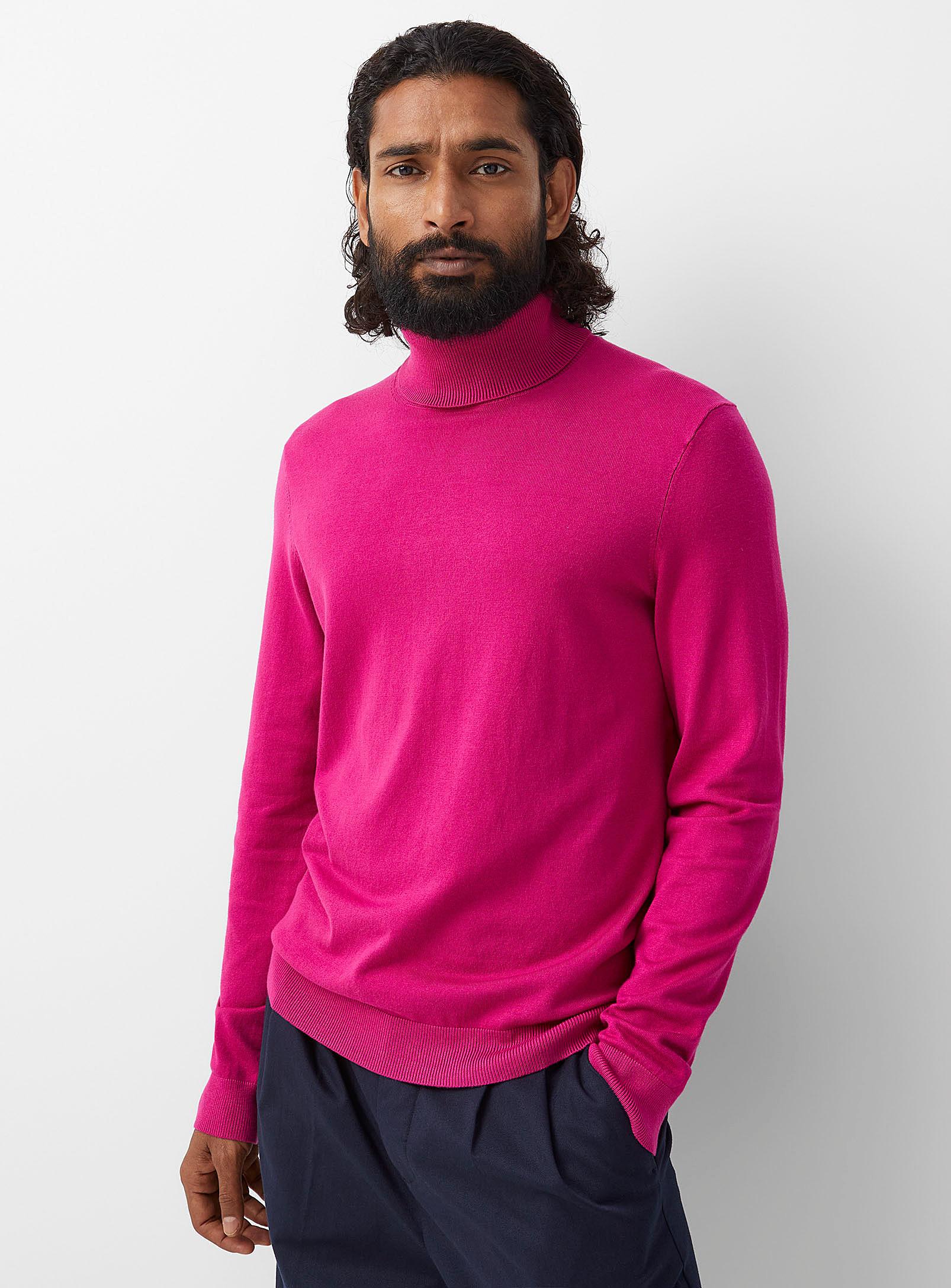 Le 31 Fine Knit Turtleneck in Pink for Men | Lyst