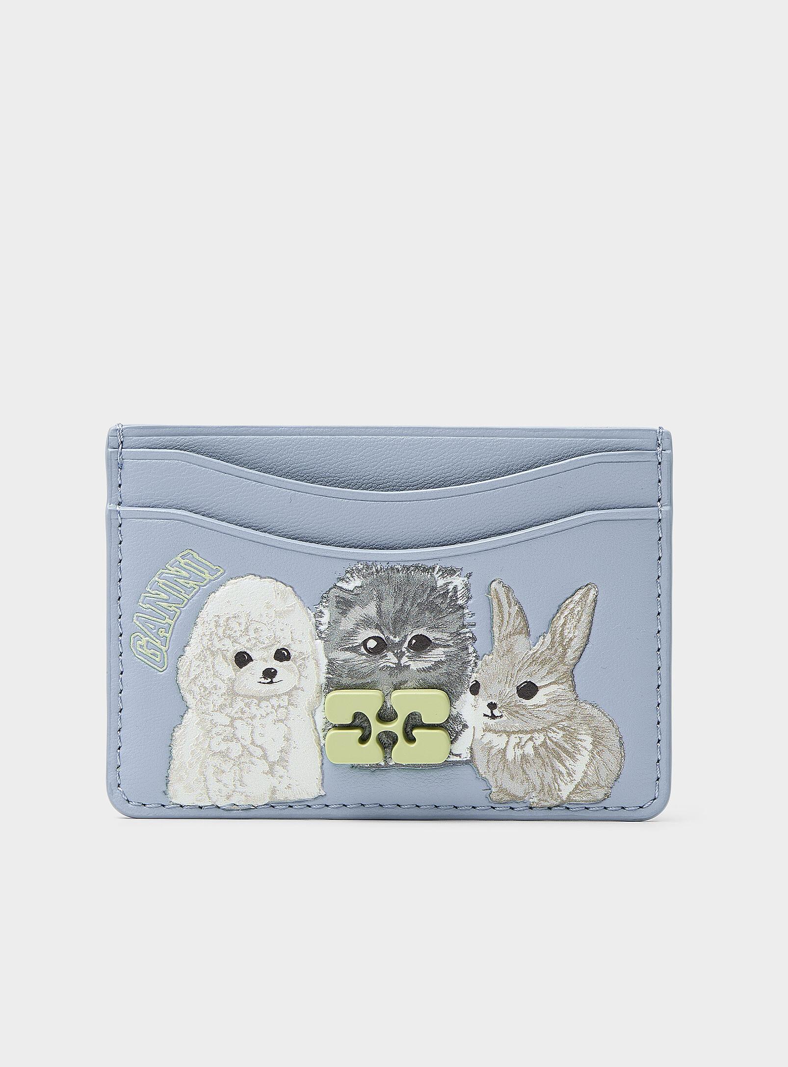 キーホルダー・キーリング Ganni Grape wallet - Ganni - Leather - Blue 29879918_58947294_1000.jpg