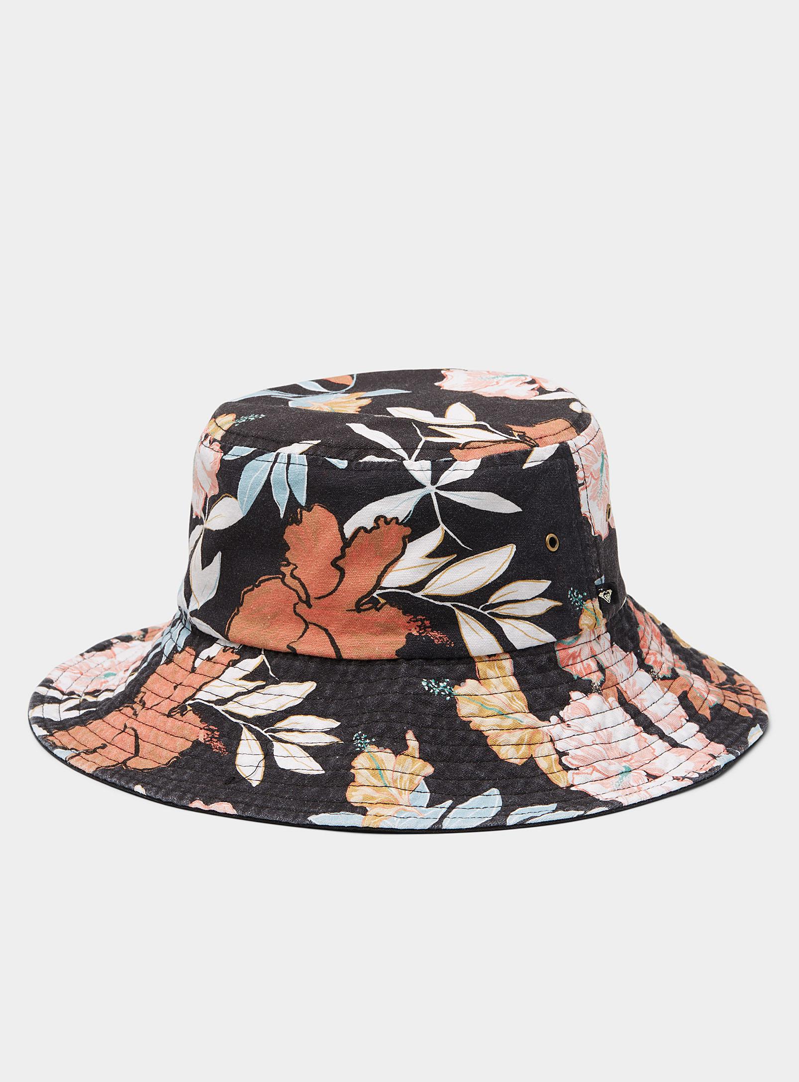 Roxy Cotton Summer Hibiscus Bucket Hat 