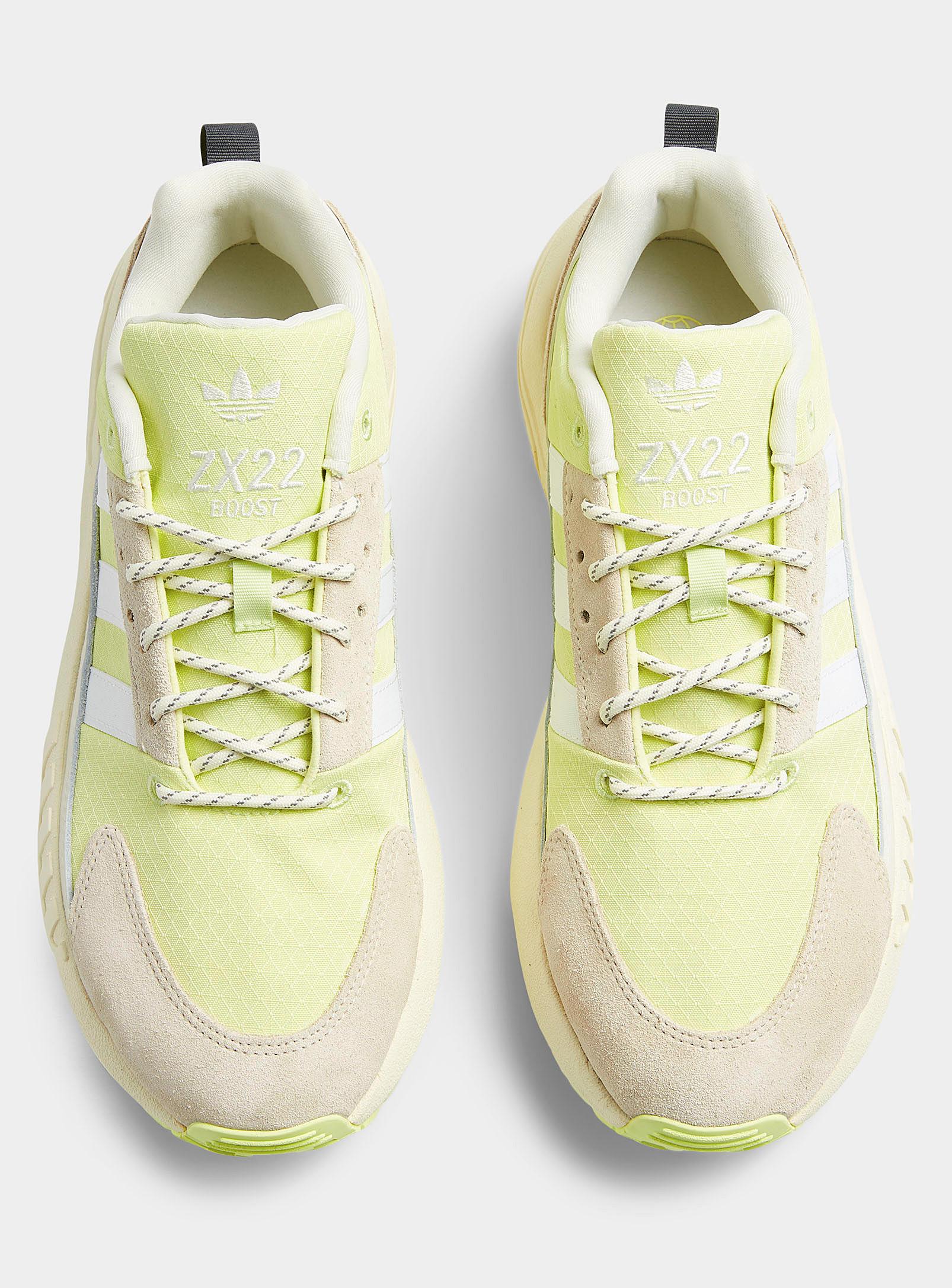 adidas Originals Zx 2k Boost Beige And Lime Sneaker Men in Green for Men |  Lyst