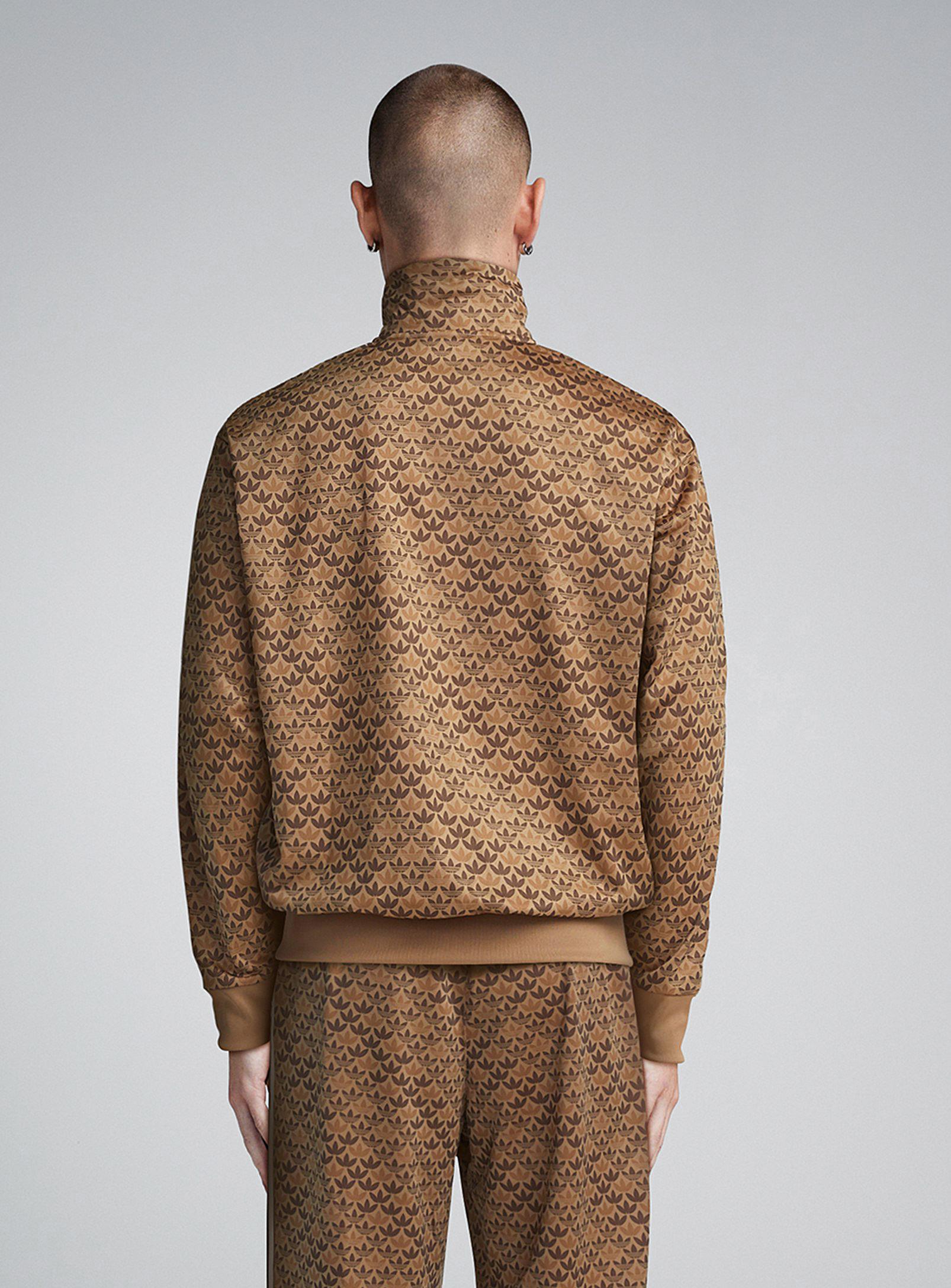 トップス archive ragan track jacket brown beige Adidas ARCHIVE TRACK TOP Brown Mens Track Jacket adidas