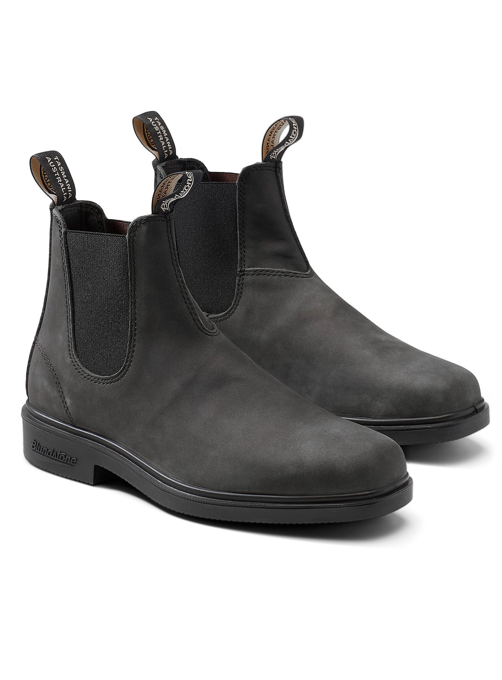 Blundstone Leather 1308 Chelsea Boots Men in Charcoal (Black) for Men ...