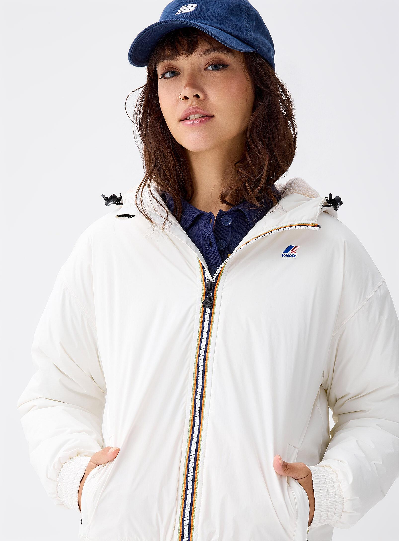 ジャケット K WAY Women Coats K5127LW White K-Way Jackets for Women | Online Sale up to 33% off | Lyst