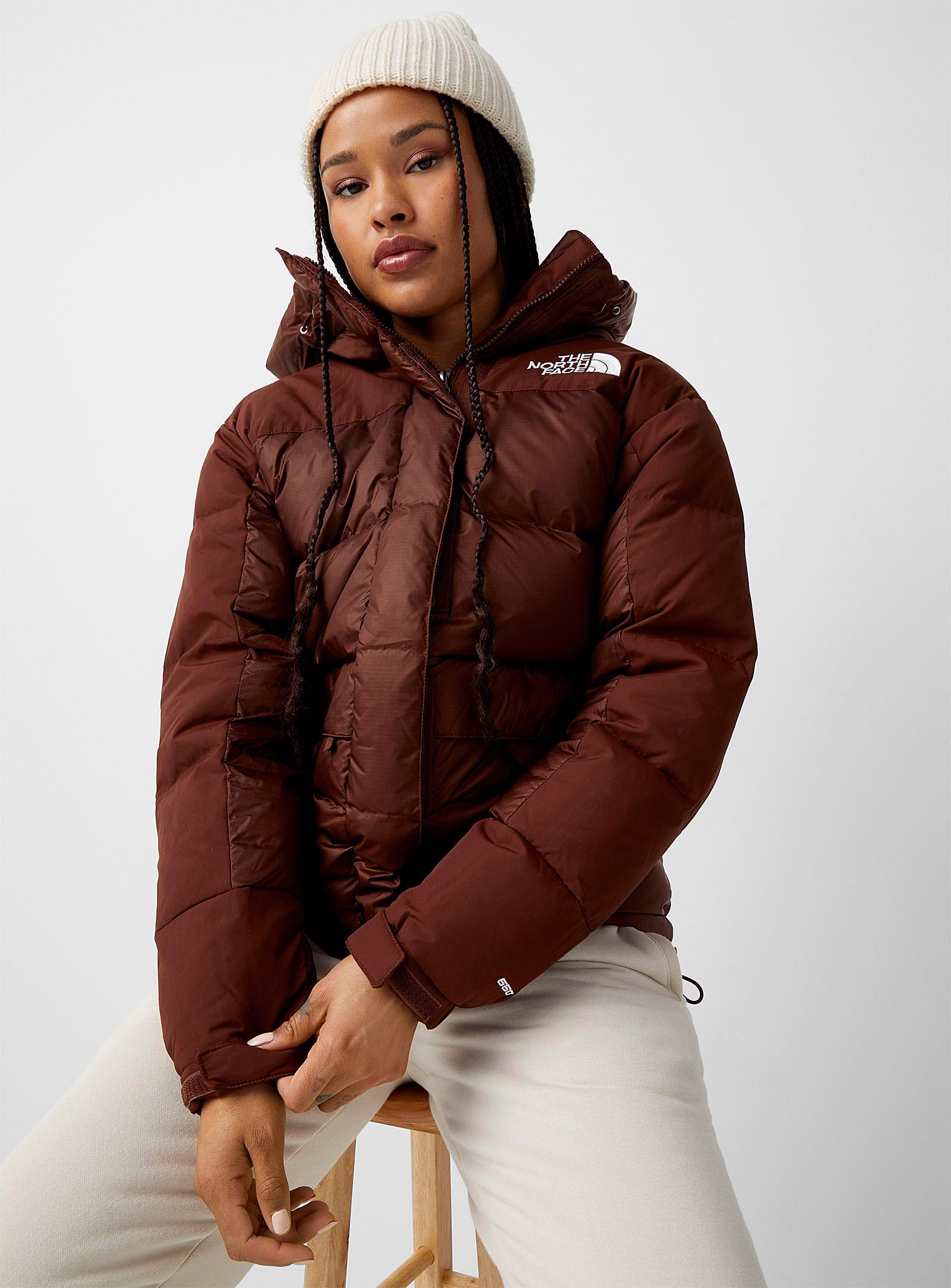 The North Face Himalayan Down Puffer Jacket in Brown | Lyst