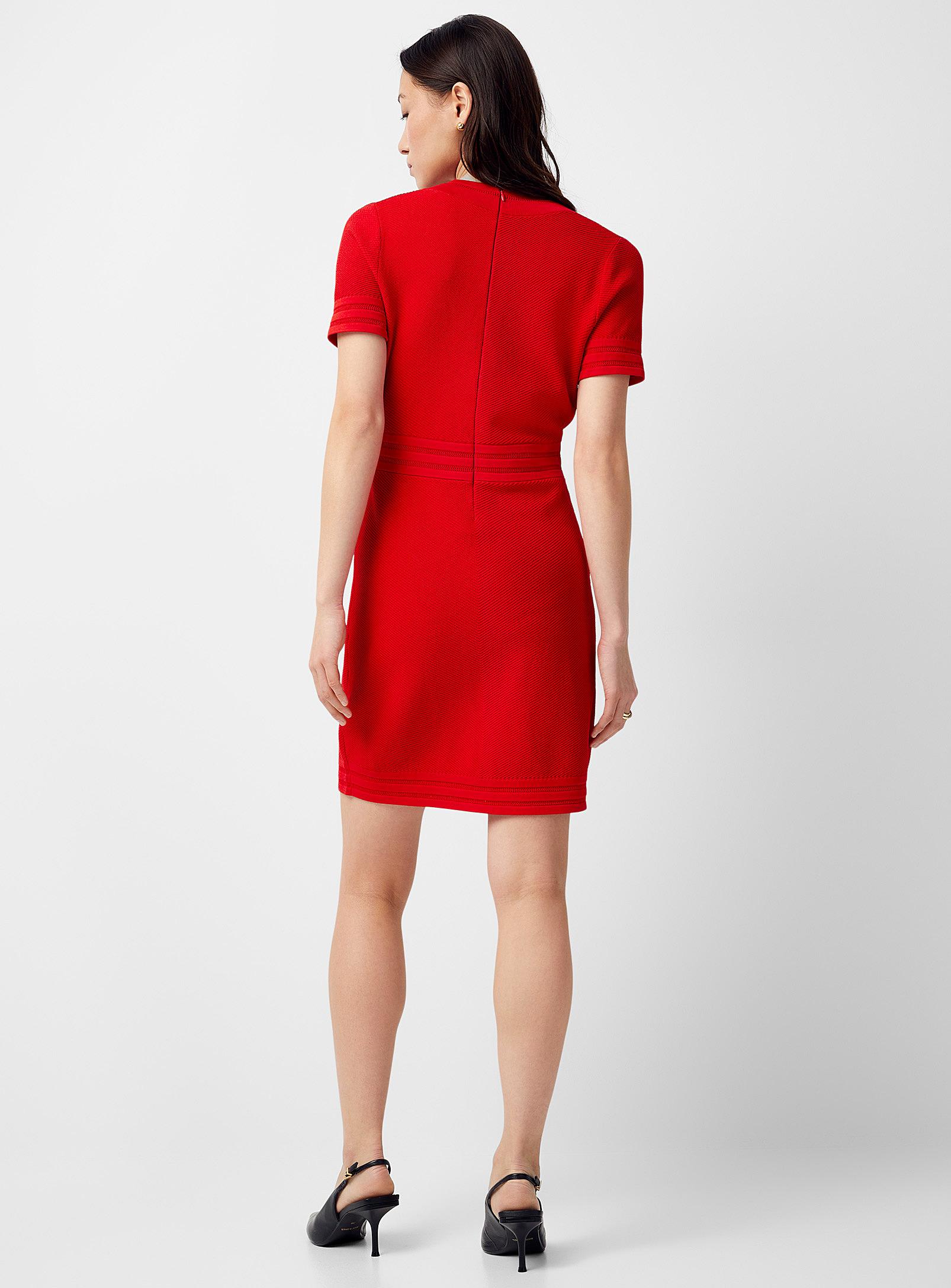 strapless open back dress Wherever You Go Red Turtleneck Sweater Dress – Shop the Mint main image 1