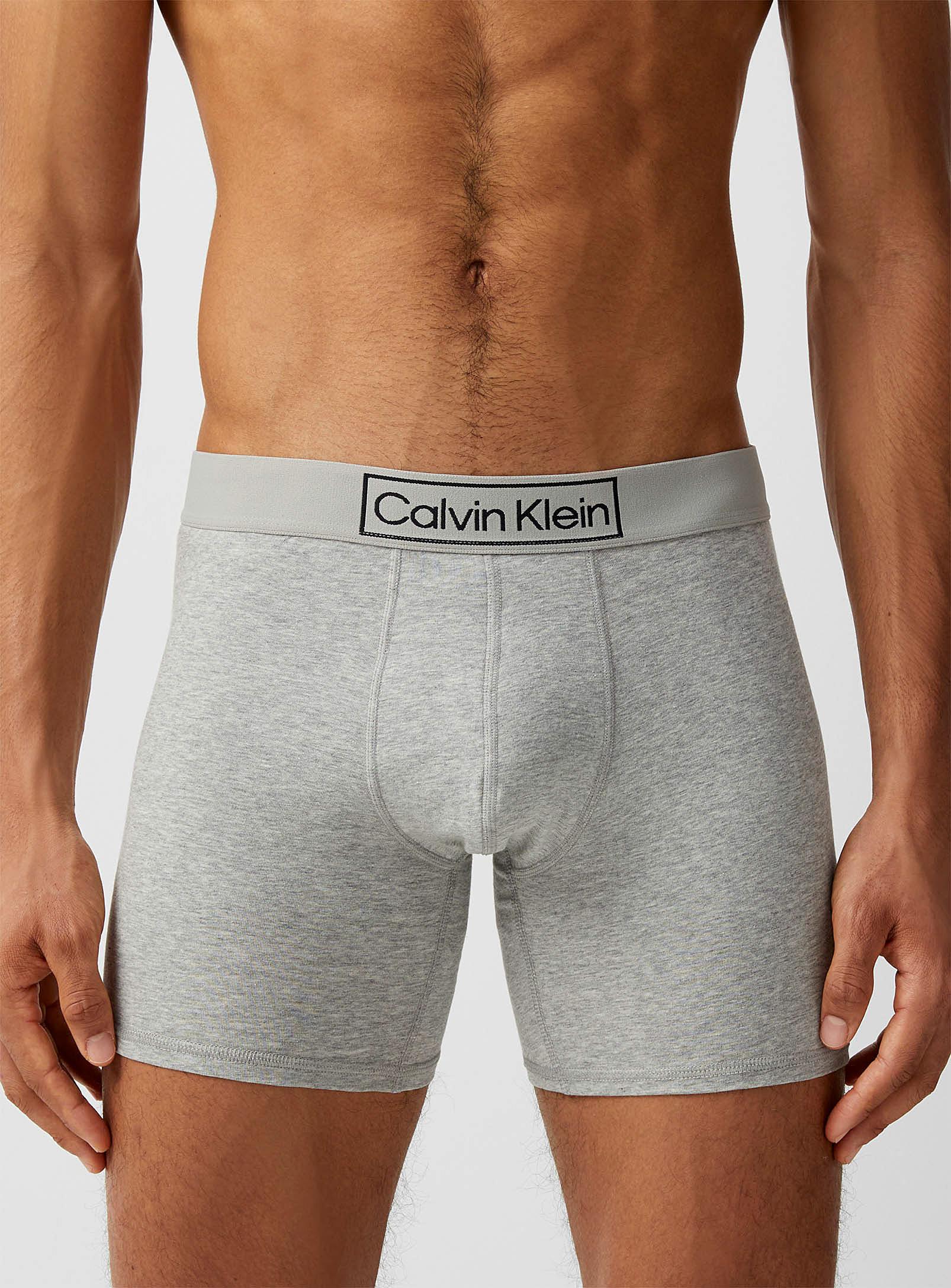 Calvin Klein Reimagined Heritage Boxer Brief in Gray for Men | Lyst