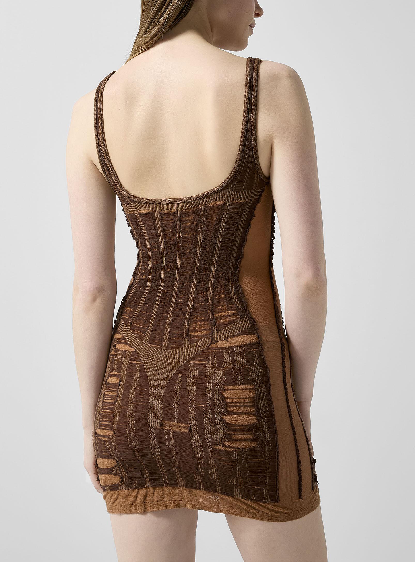 DIESEL M-calimera Second-skin Mini Dress (women, Brown, X