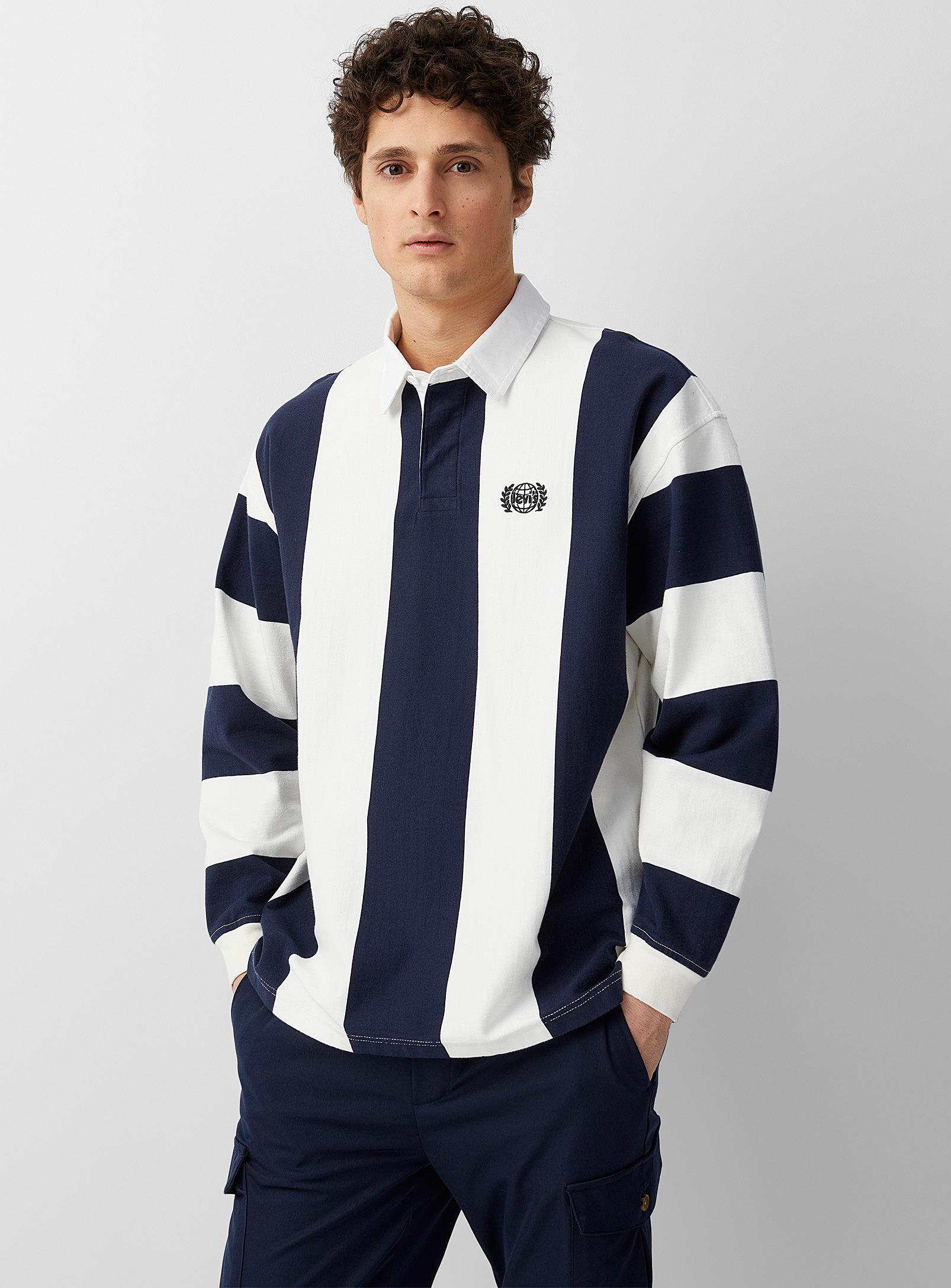 Levi's Mixed Stripe Rugby Polo in Blue for Men | Lyst