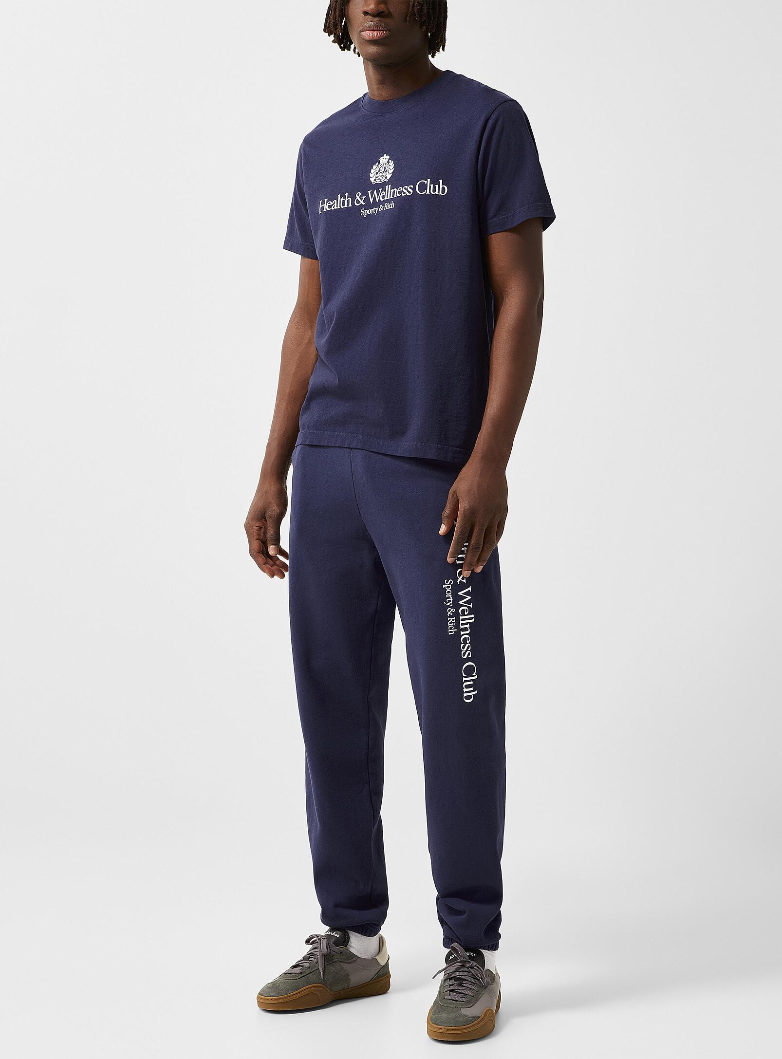 ボトムスその他 Sporty & Rich Sports Sweatpants Navy SWAW238NA SWAW238NAFW23 Shop Bottoms, Sweatpants, Pants & Biker Shorts — Sporty & Rich