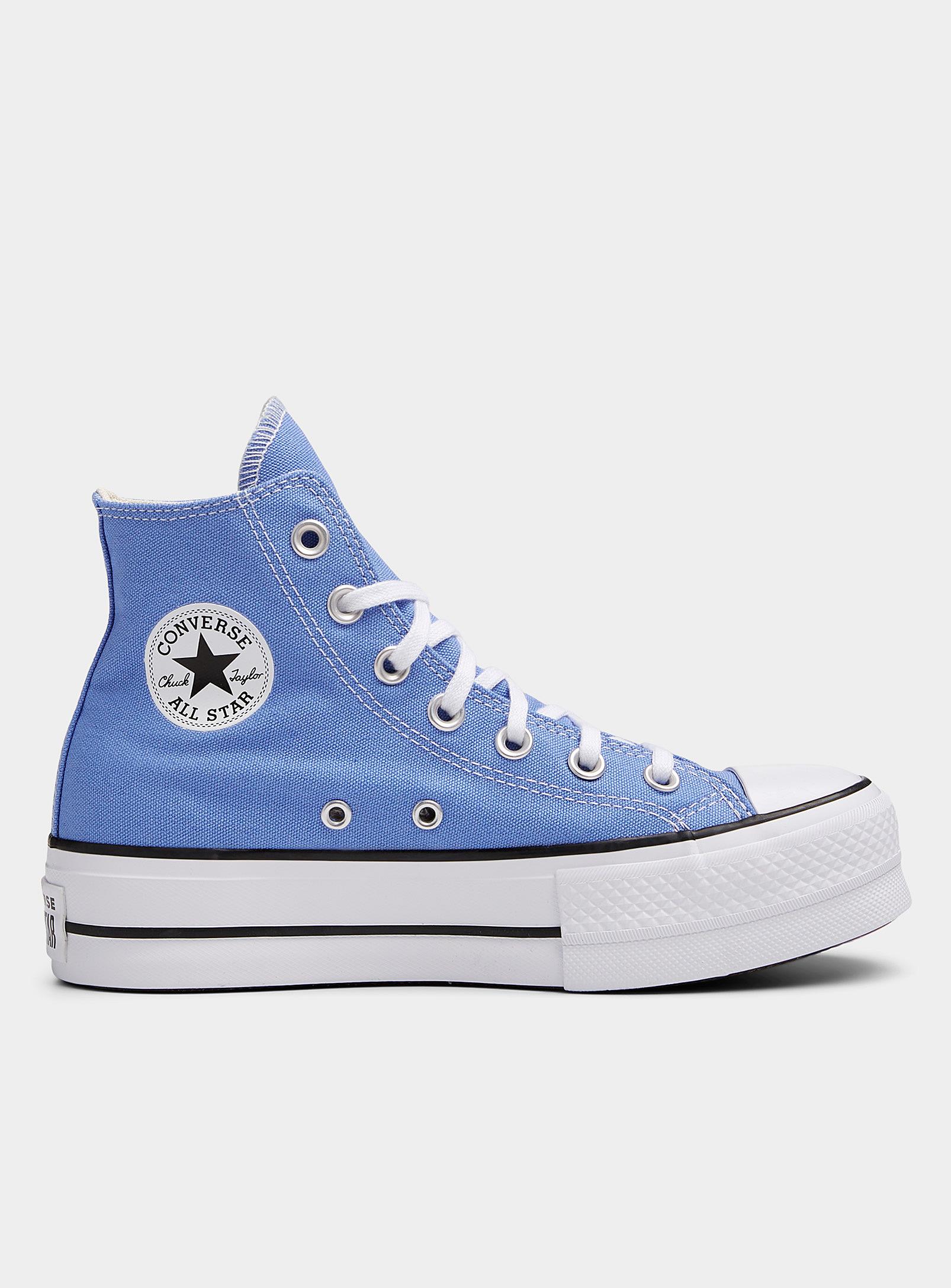 Converse Chuck Taylor All Star Lift High Top Periwinkle Platform Sneakers  Women in Blue | Lyst