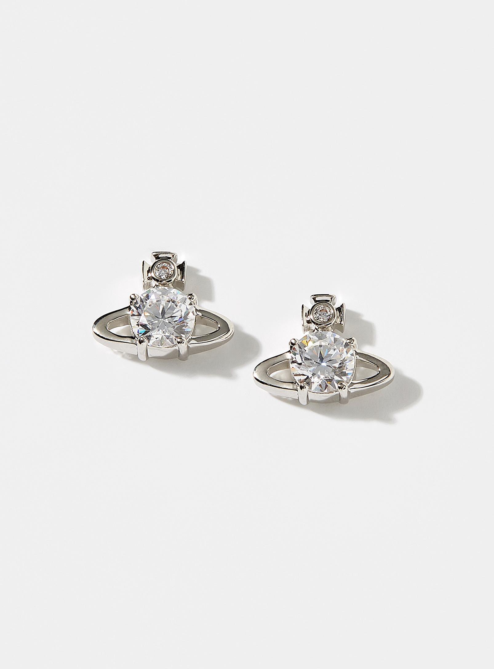 Vivienne westwood reina earrings silver discount