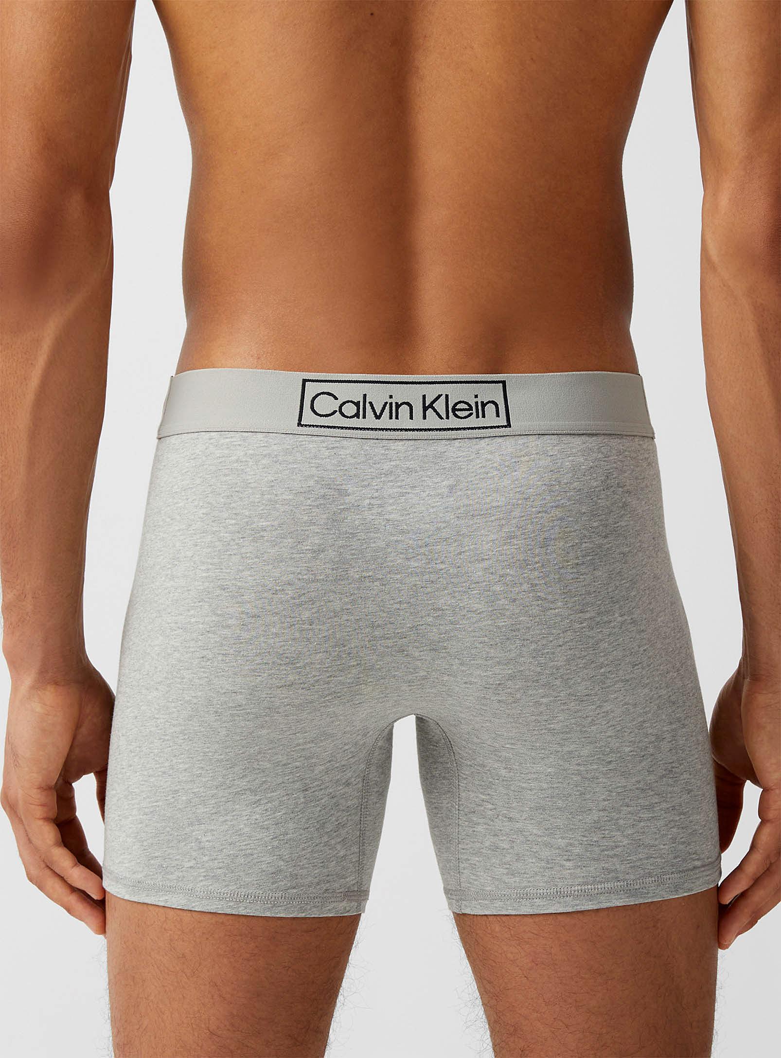 Calvin Klein Reimagined Heritage Boxer Brief in Gray for Men | Lyst