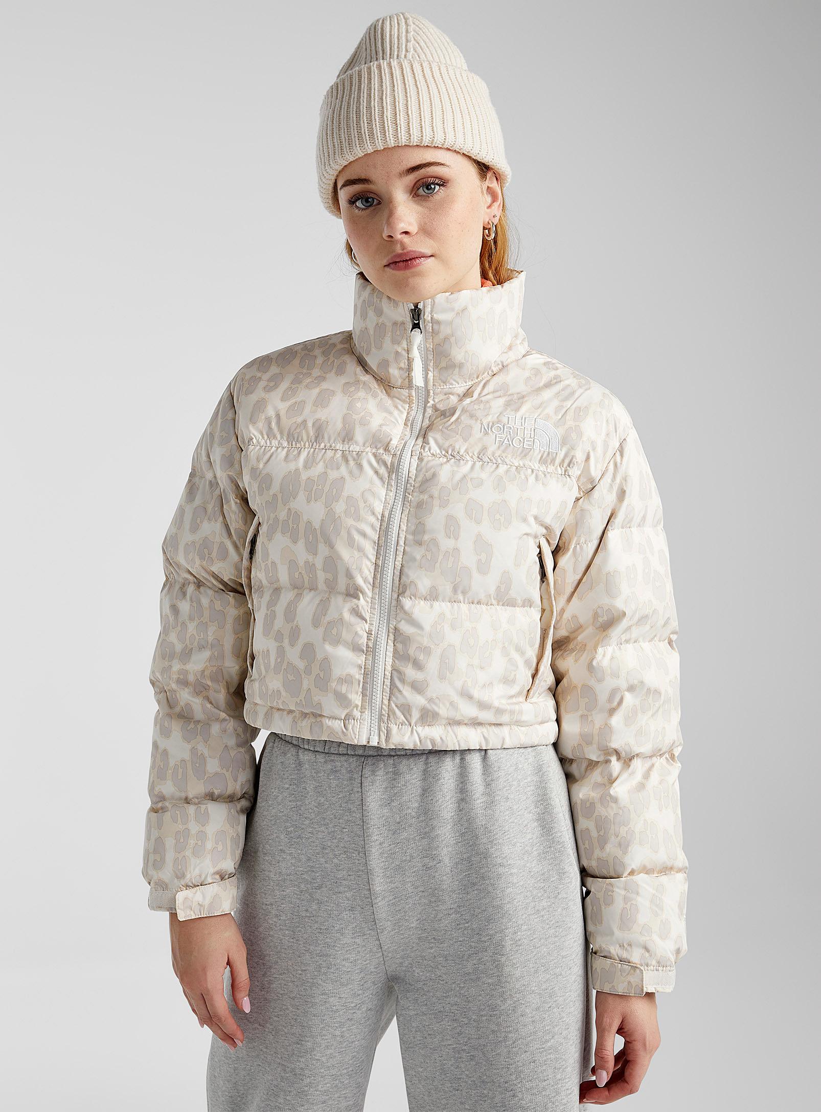 Stralend Verbaasd Seminarie The North Face Nuptse Leopard Cropped Puffer Jacket | Lyst