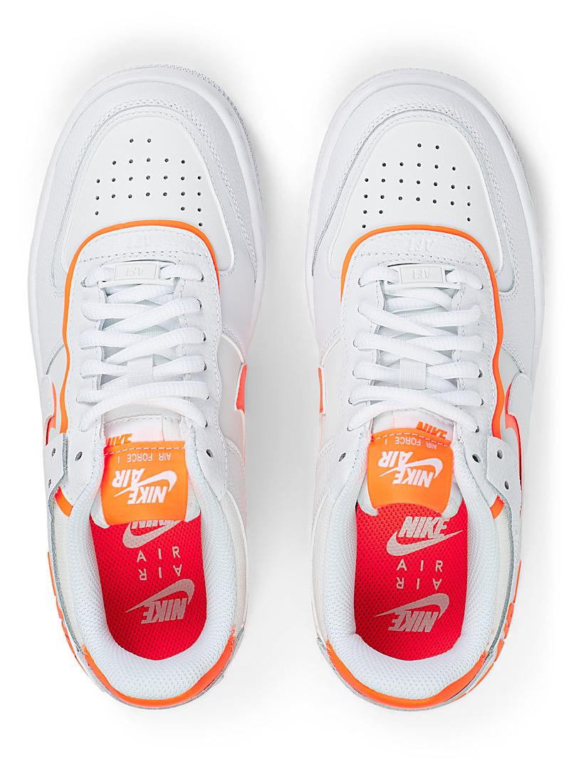 Nike Air Force 1 Shadow Neon Accent Sneakers Women in Orange | Lyst
