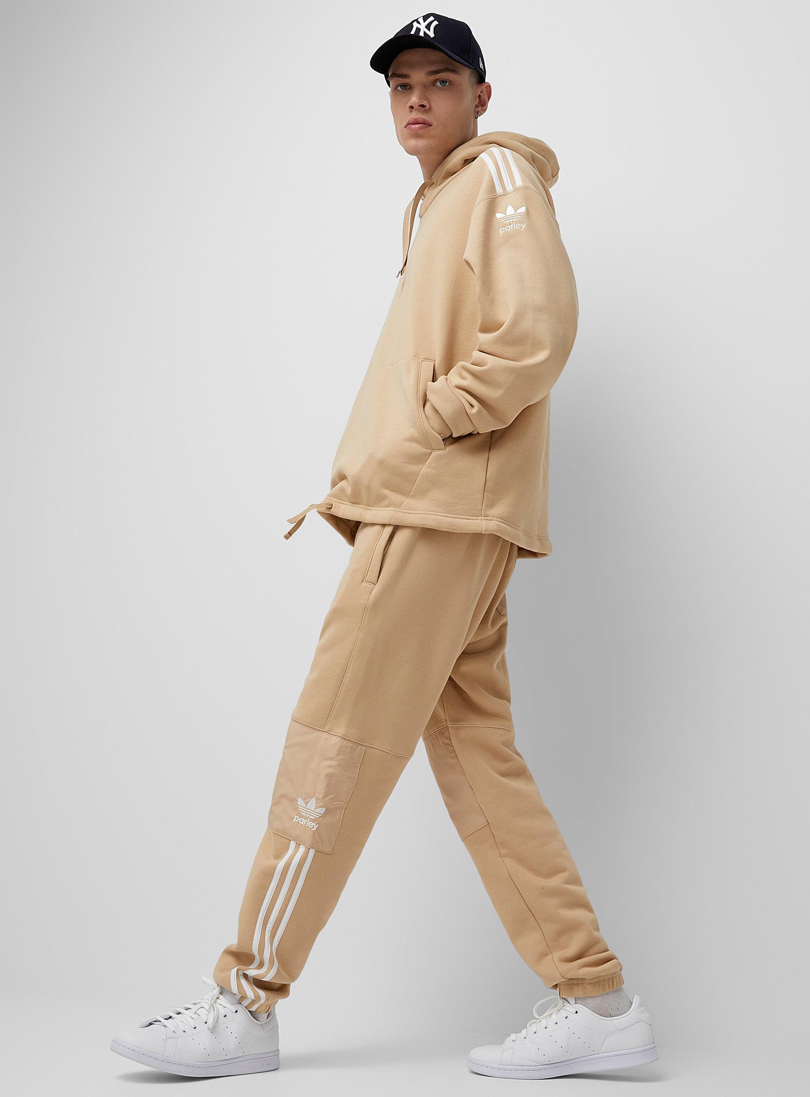 adidas Originals Adicolor Parley Techno joggers in Natural for Men | Lyst