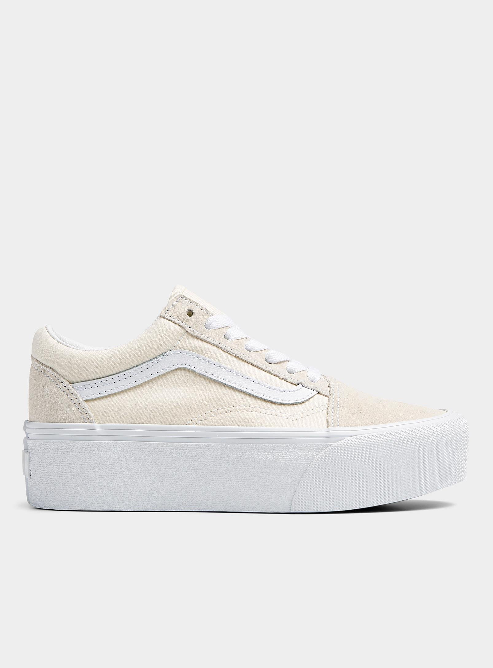 Vans Marshmallow Old Skool Stackform Sneakers Women in White Lyst