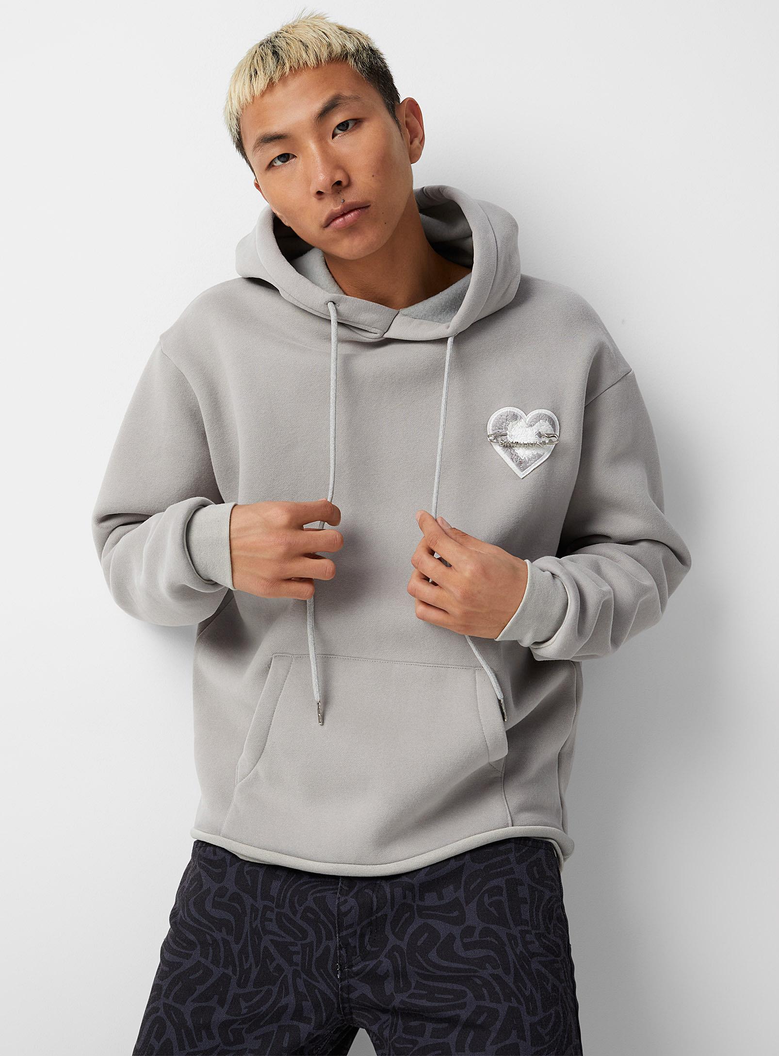 Sixth June Pinned Heart Hoodie in Grey for Men | Lyst Canada