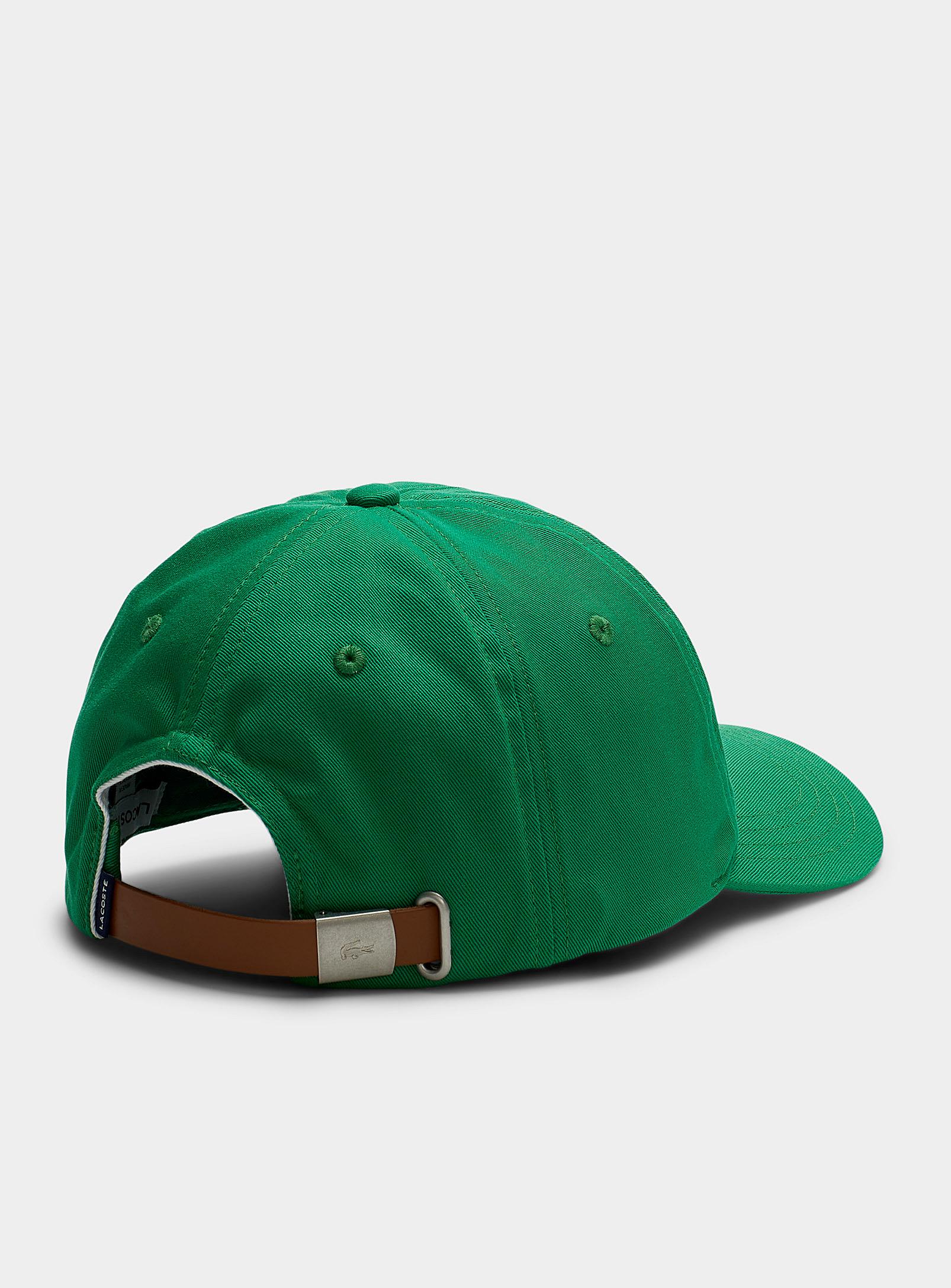 Lacoste Small Croc Cap in Green for Men | Lyst