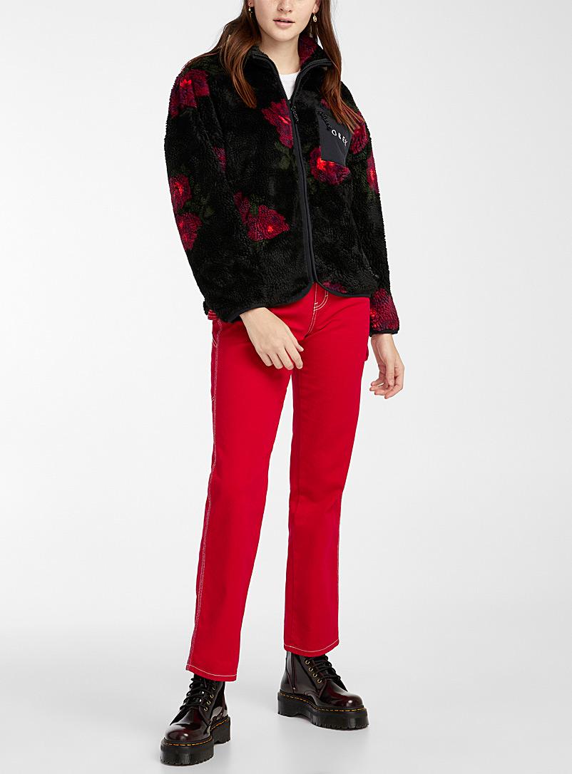 obey covert sherpa jacket