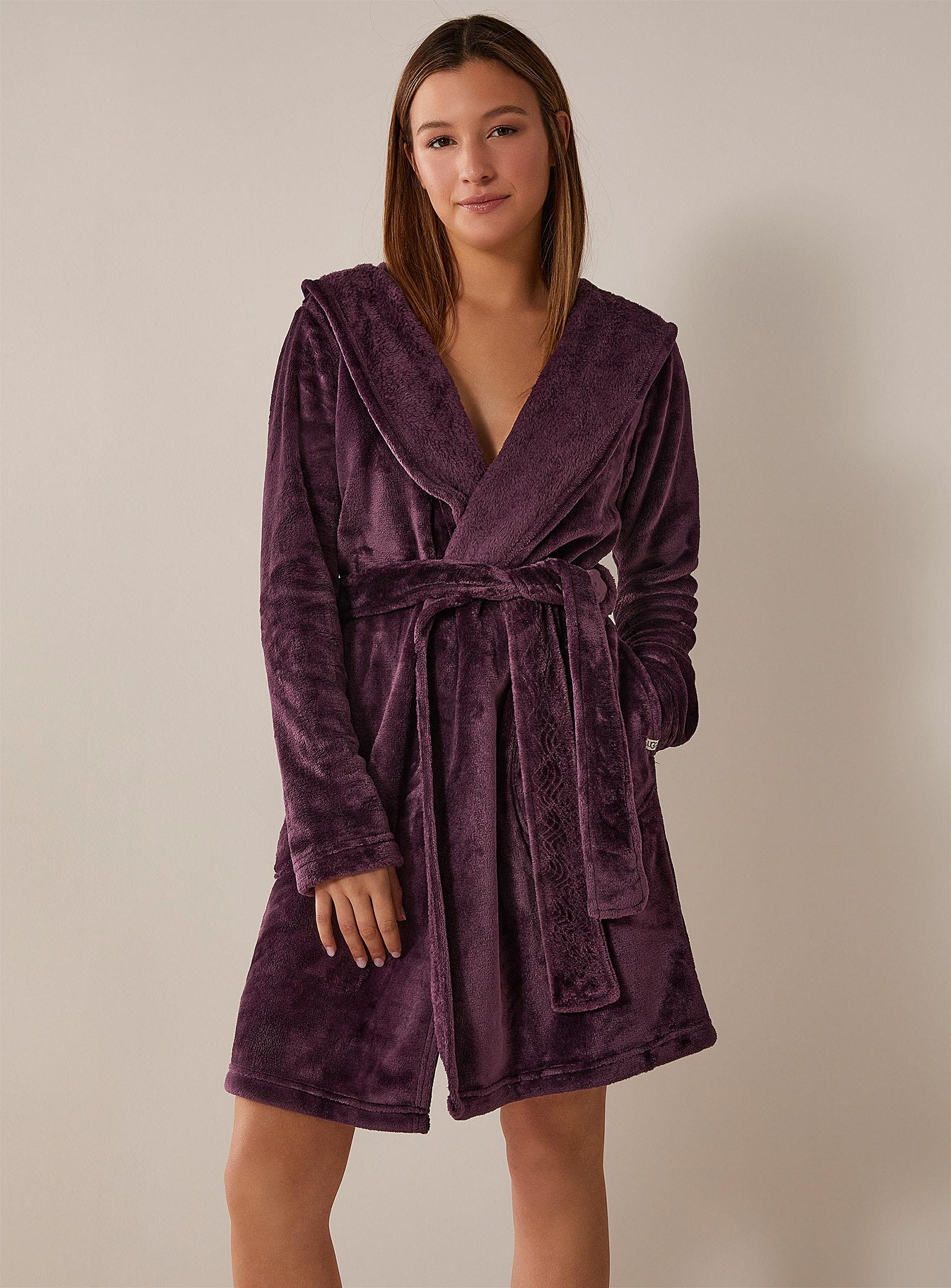 UGG Miranda Plush Robe in Purple | Lyst