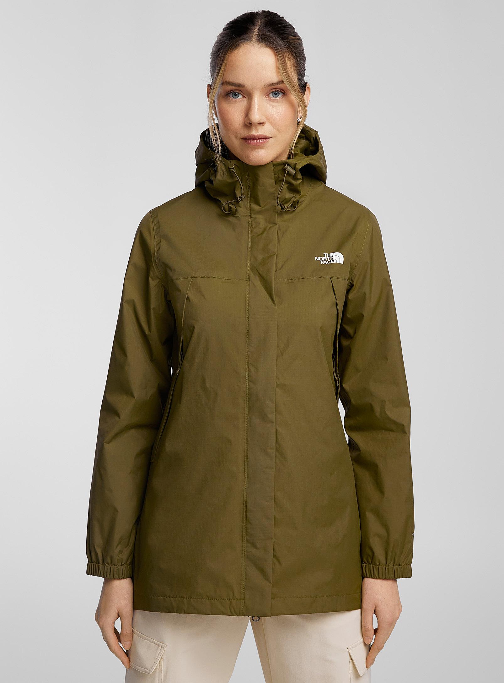 The North Face Antora Long Hooded Raincoat in Green Lyst