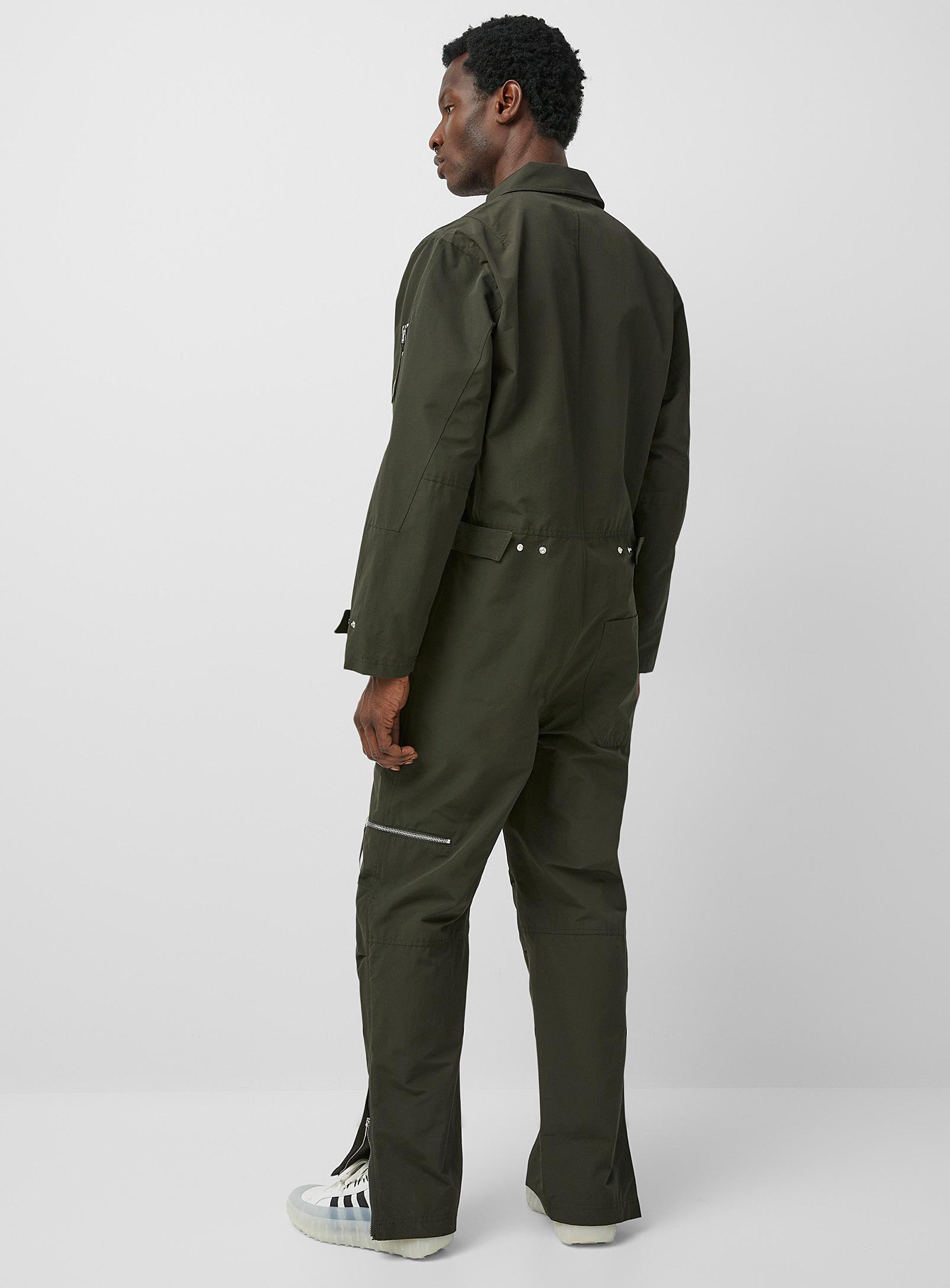 Helmut Lang Aviator Jumpsuit in Green for Men | Lyst