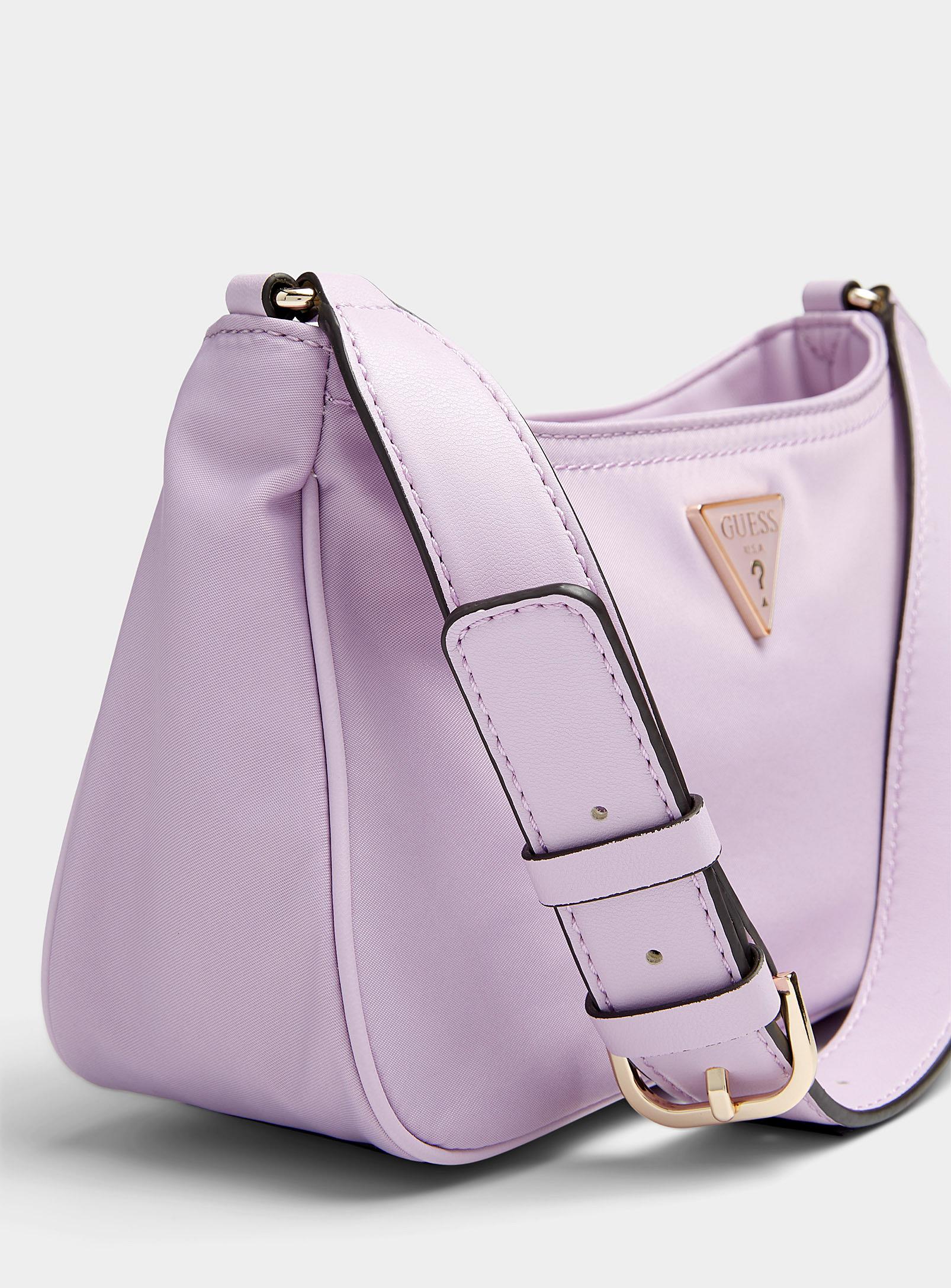 Guess Little Bay Baguette Bag in Purple | Lyst