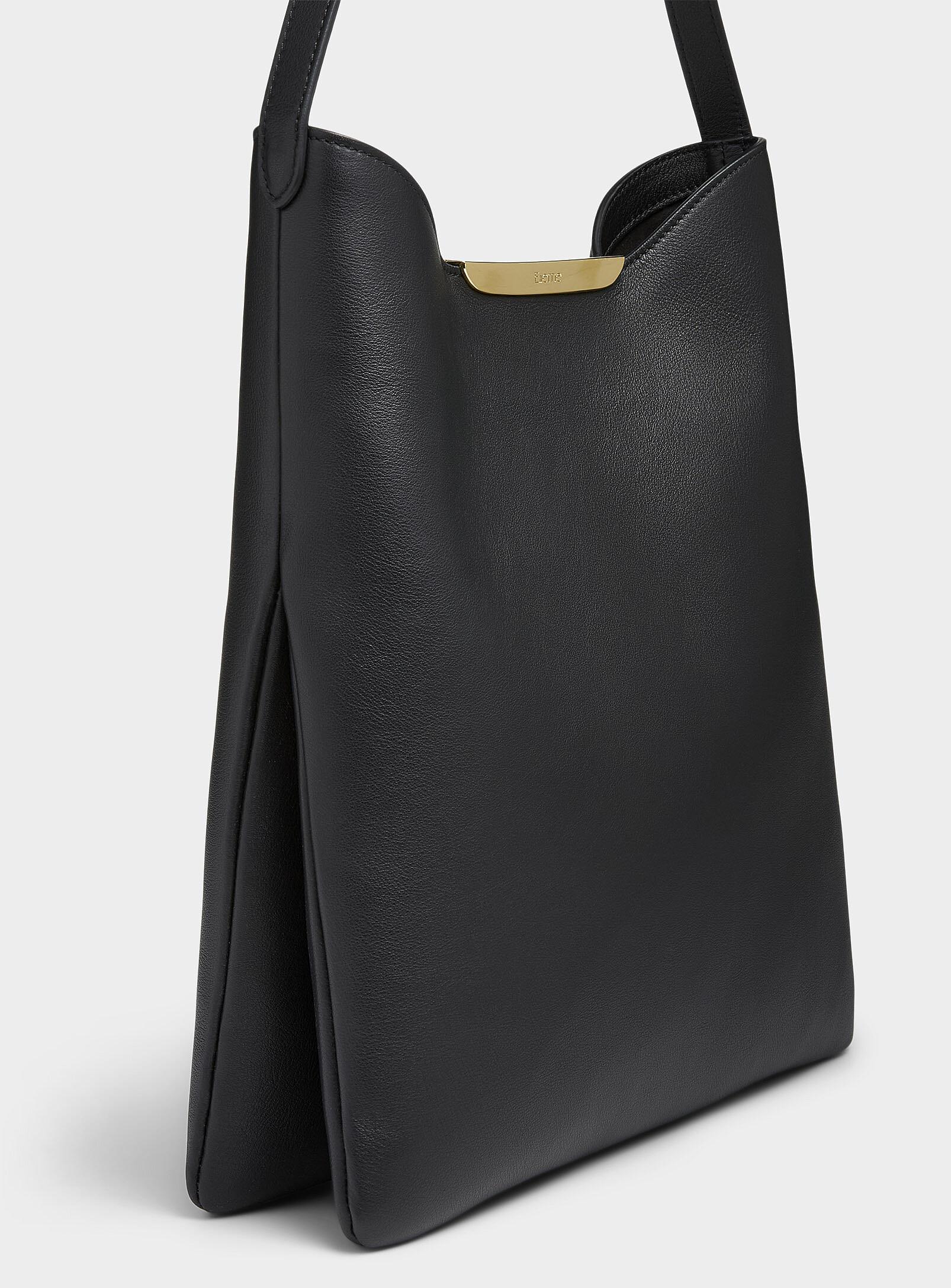 トートバッグ elleme Mini Eva Handbag - Elleme - Black - Leather Elleme Mini Eva Handbag - Black - Leather Bag | THE LIST