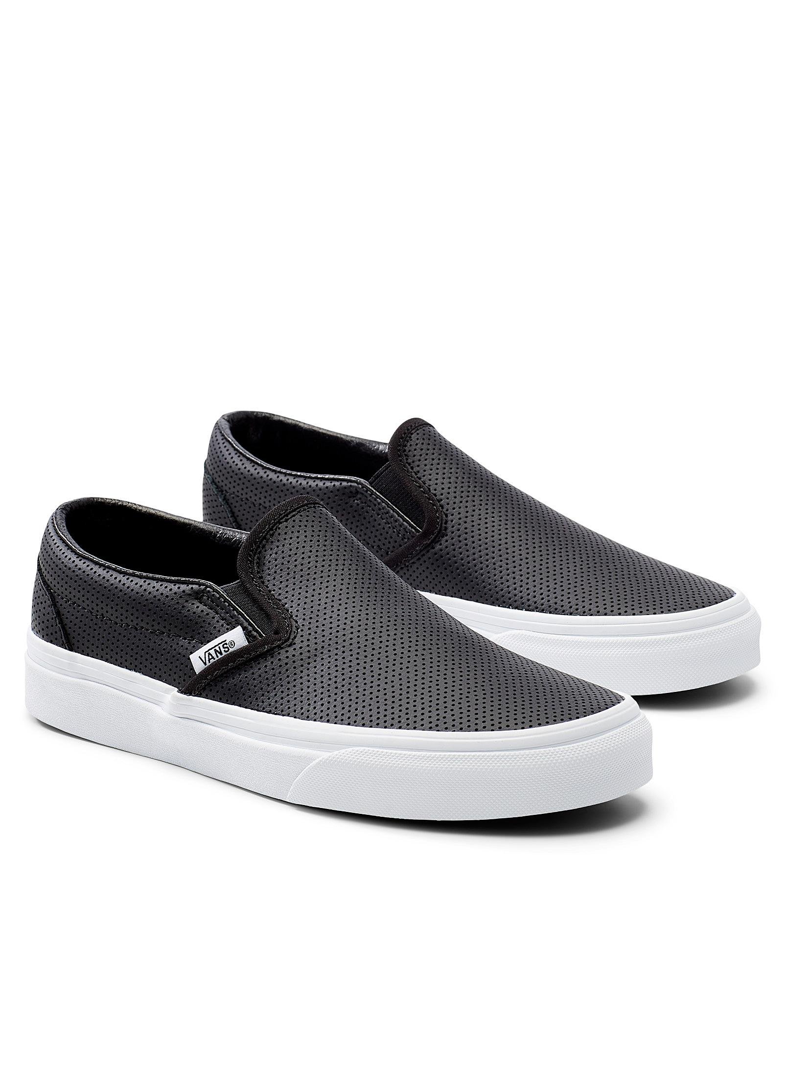 Vans Perforated Leather Slip |