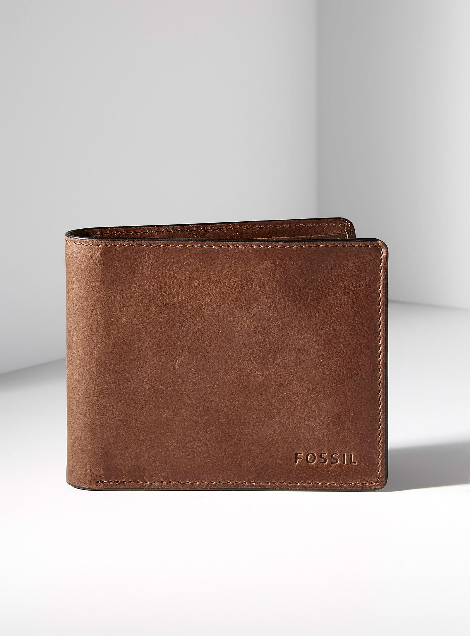 Fossil Derrick Rfid Passcase Wallet 
