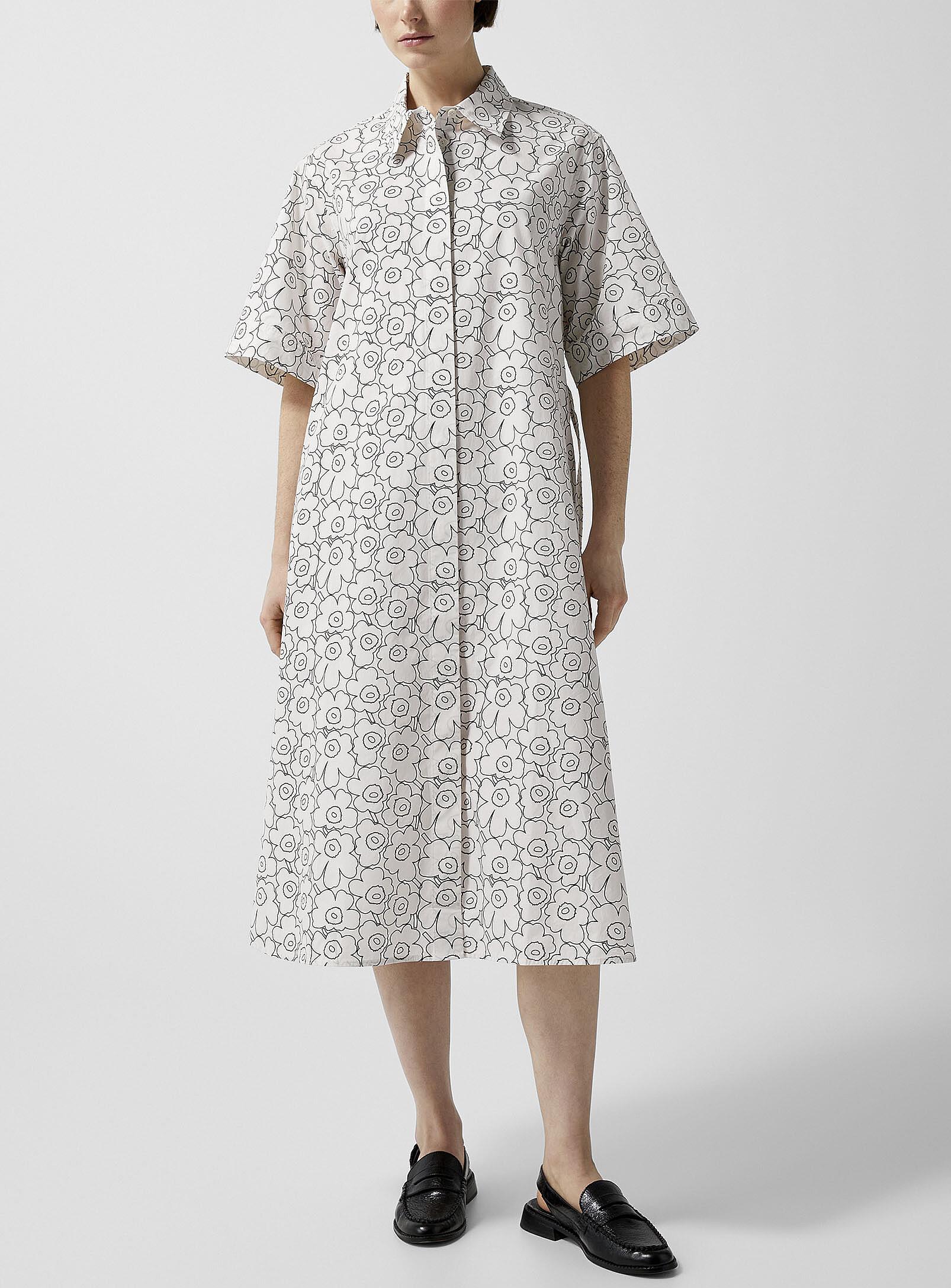 ☆ marimekko ☆ Popliini Piirto Unikko 510- シャツドレス Popliini Piirto Unikko Dress | Marimekko