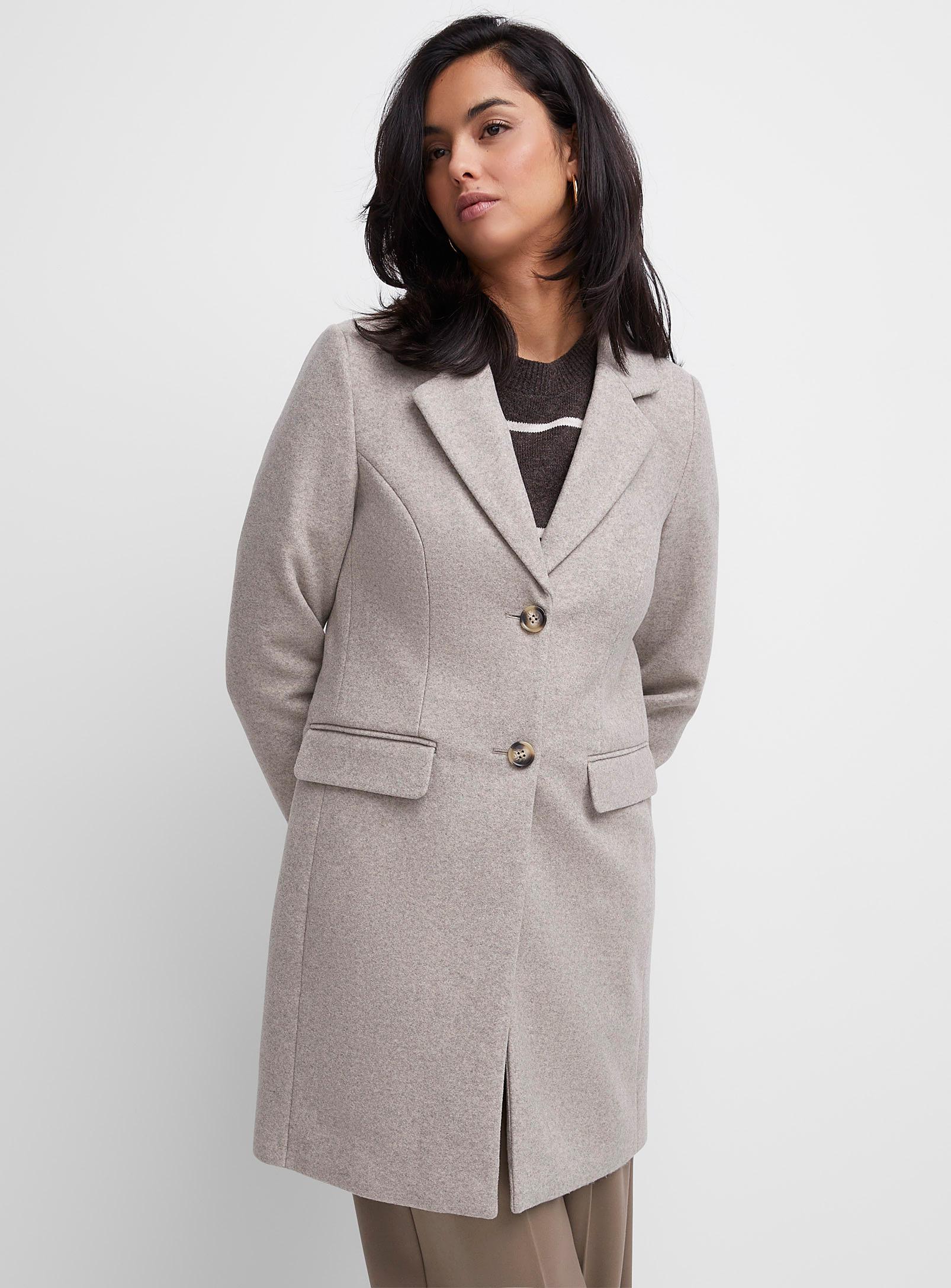 Vero moda outlet grey wool coat