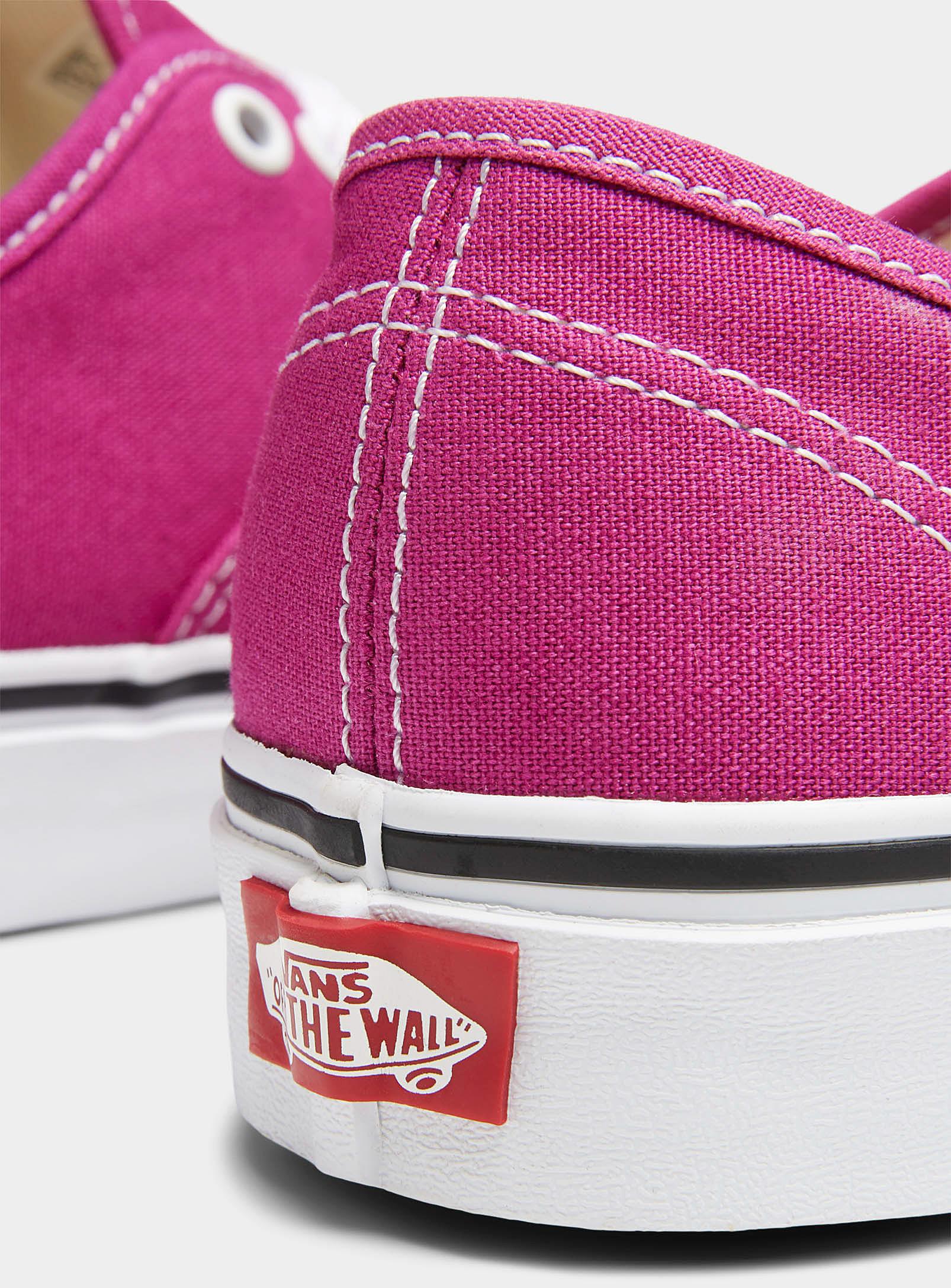 Vans Fuchsia Authentic Sneakers Men for Men | Lyst