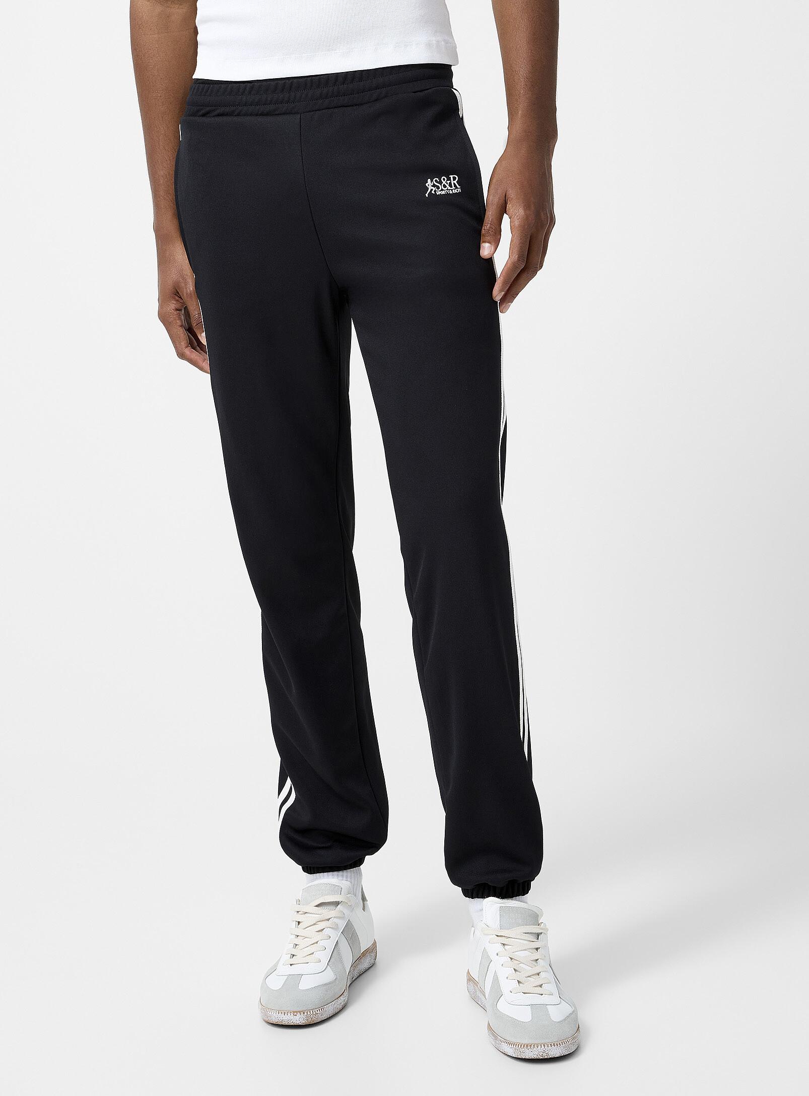 パンツ Sporty & Rich SR Runner 90s Elio Track Pant (55226) Sporty & Rich joggers Sr Runner 90S Elio Track black color