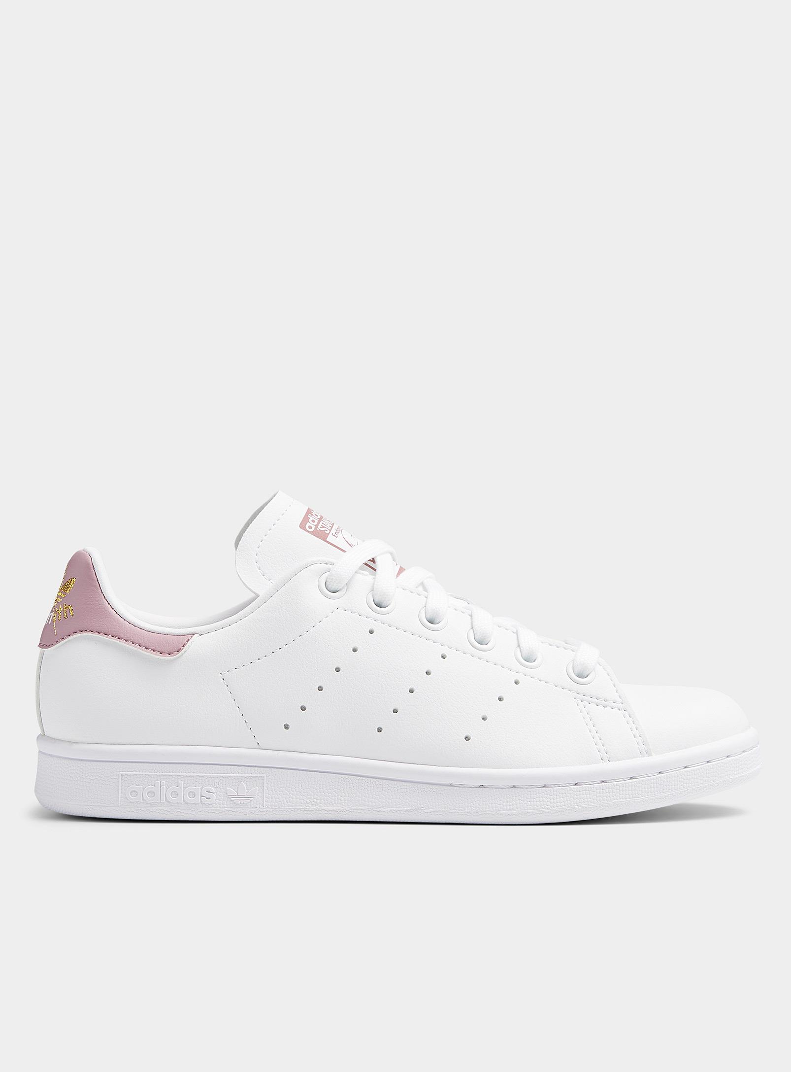 propietario contar hasta Privilegio adidas Originals Stan Smith Pink And Gold Sneakers Women in White | Lyst