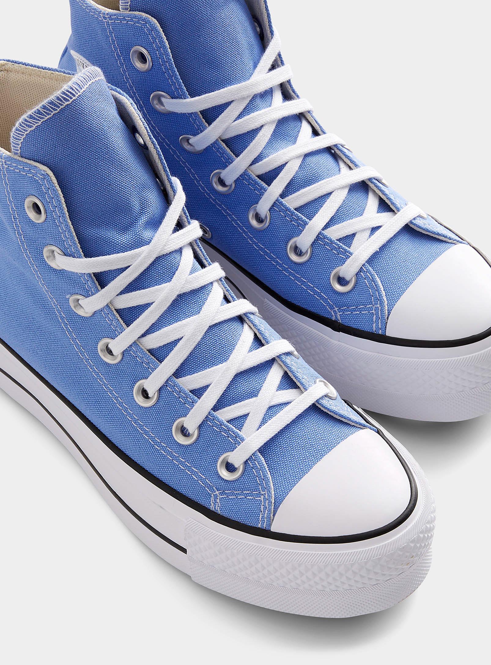 Converse Chuck Taylor All Star Lift High Top Periwinkle Platform Sneakers  Women in Blue | Lyst