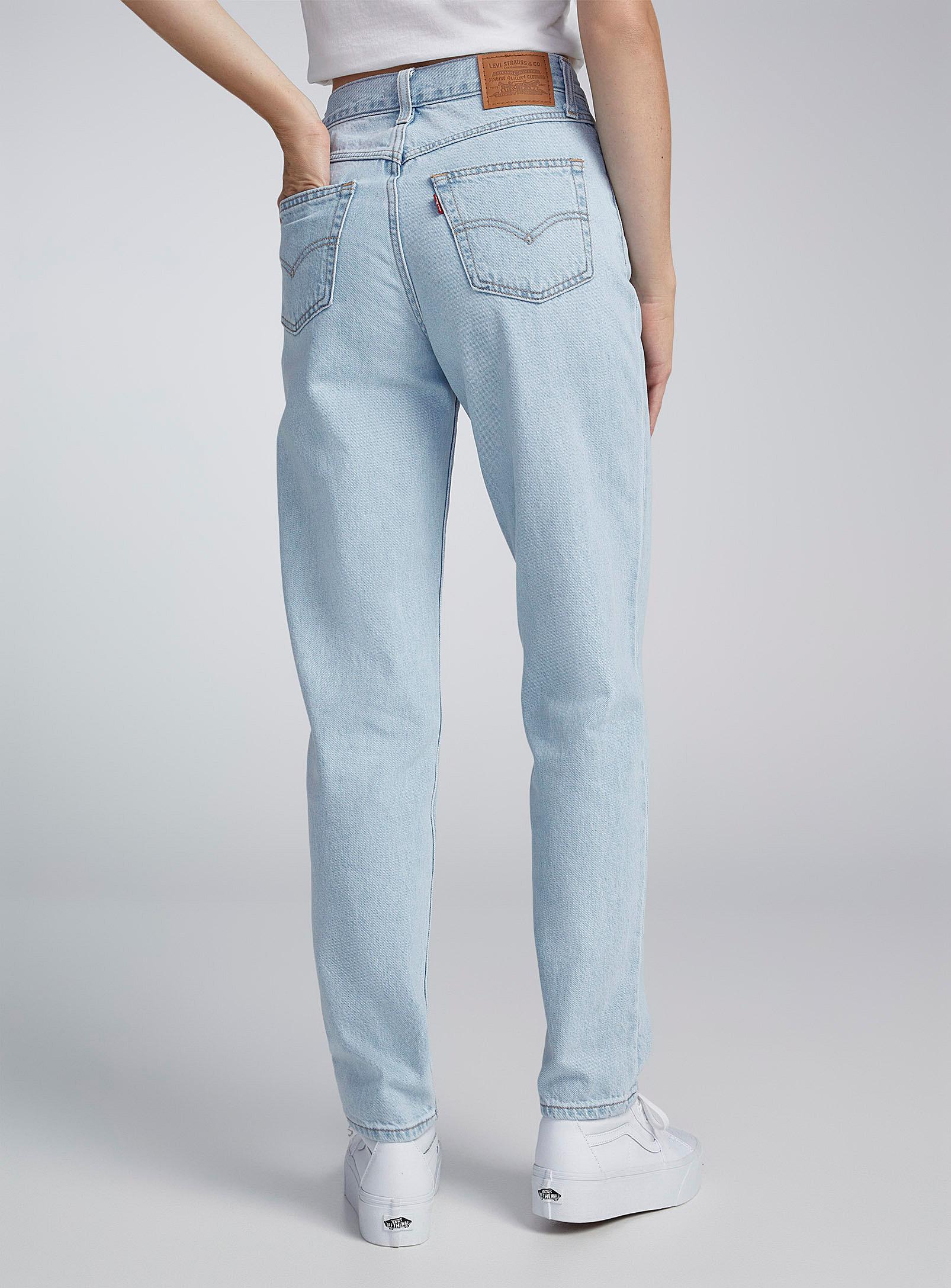LEVI'S ® Tapered Jeans '80s Mom Jean' in Dark Blue