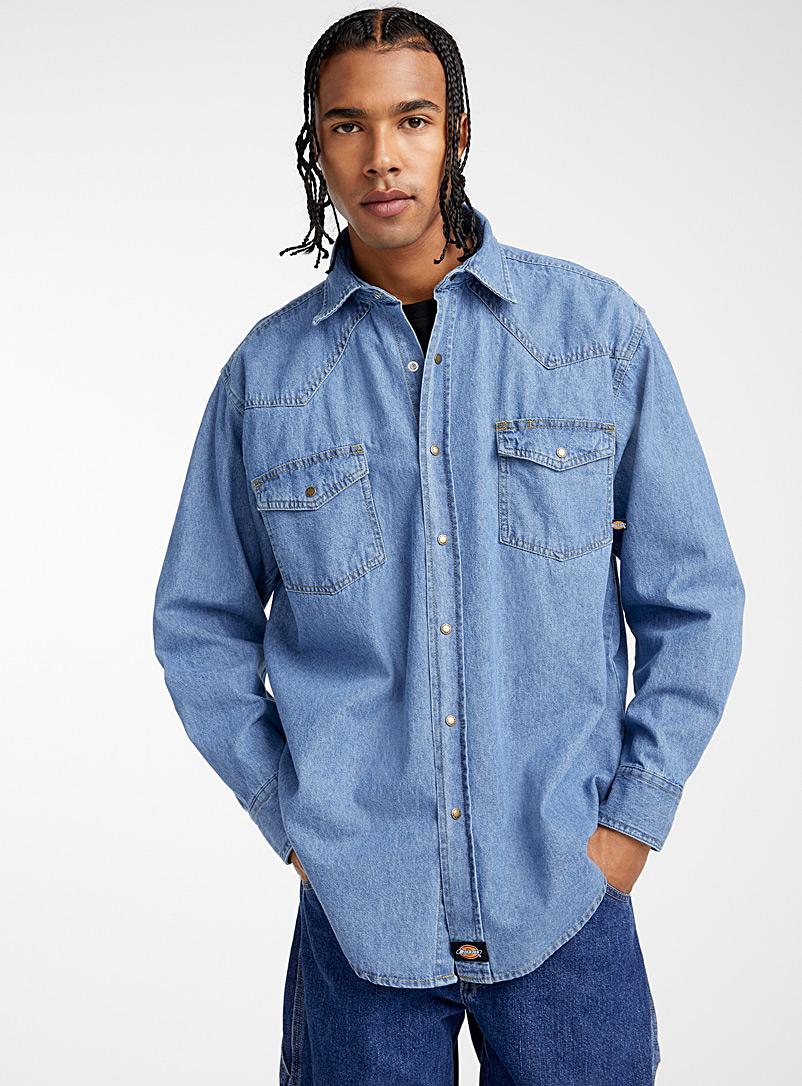 dickies denim shirt|OFF 65%| clubseatime.ru