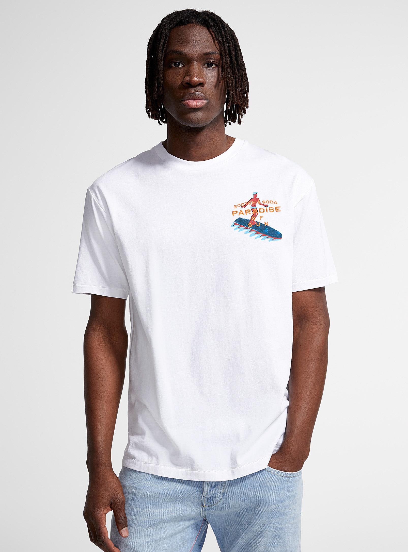 Scotch & Soda Paradise Of Sun T in White for Men | Lyst