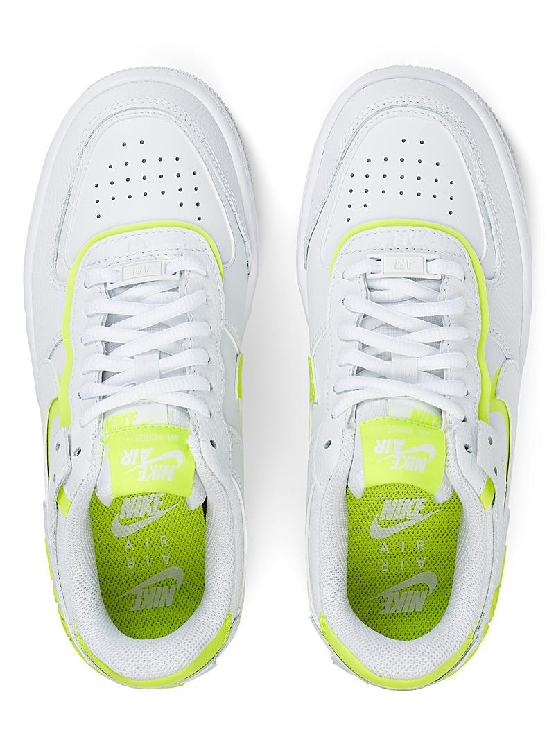 Nike Synthetic Air Force 1 Shadow Neon Accent Sneakers Women in Lime Green ( Green) | Lyst
