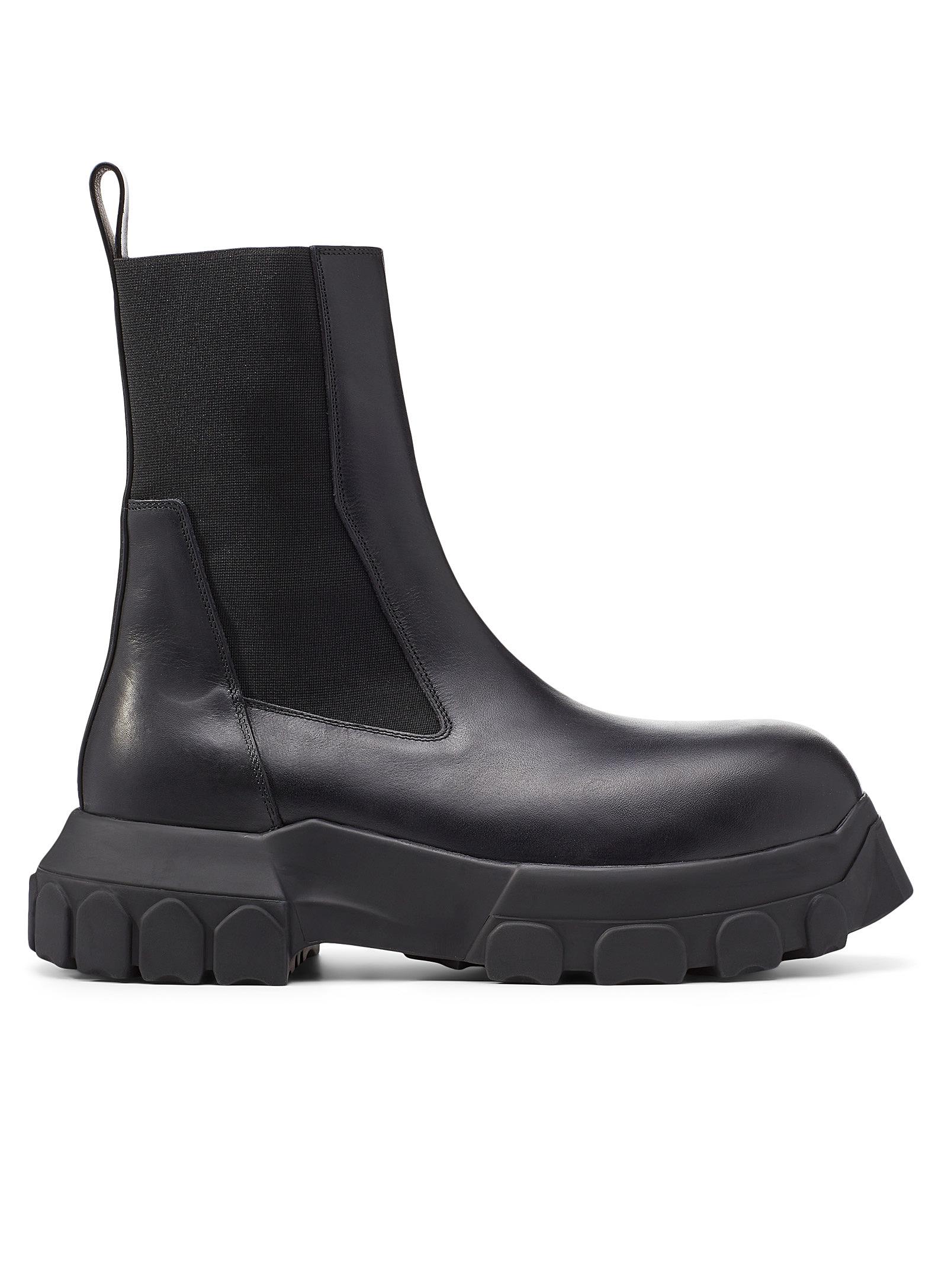 Rick Owens Beatle Bozo Tractor Boots Men in Black for Men | Lyst