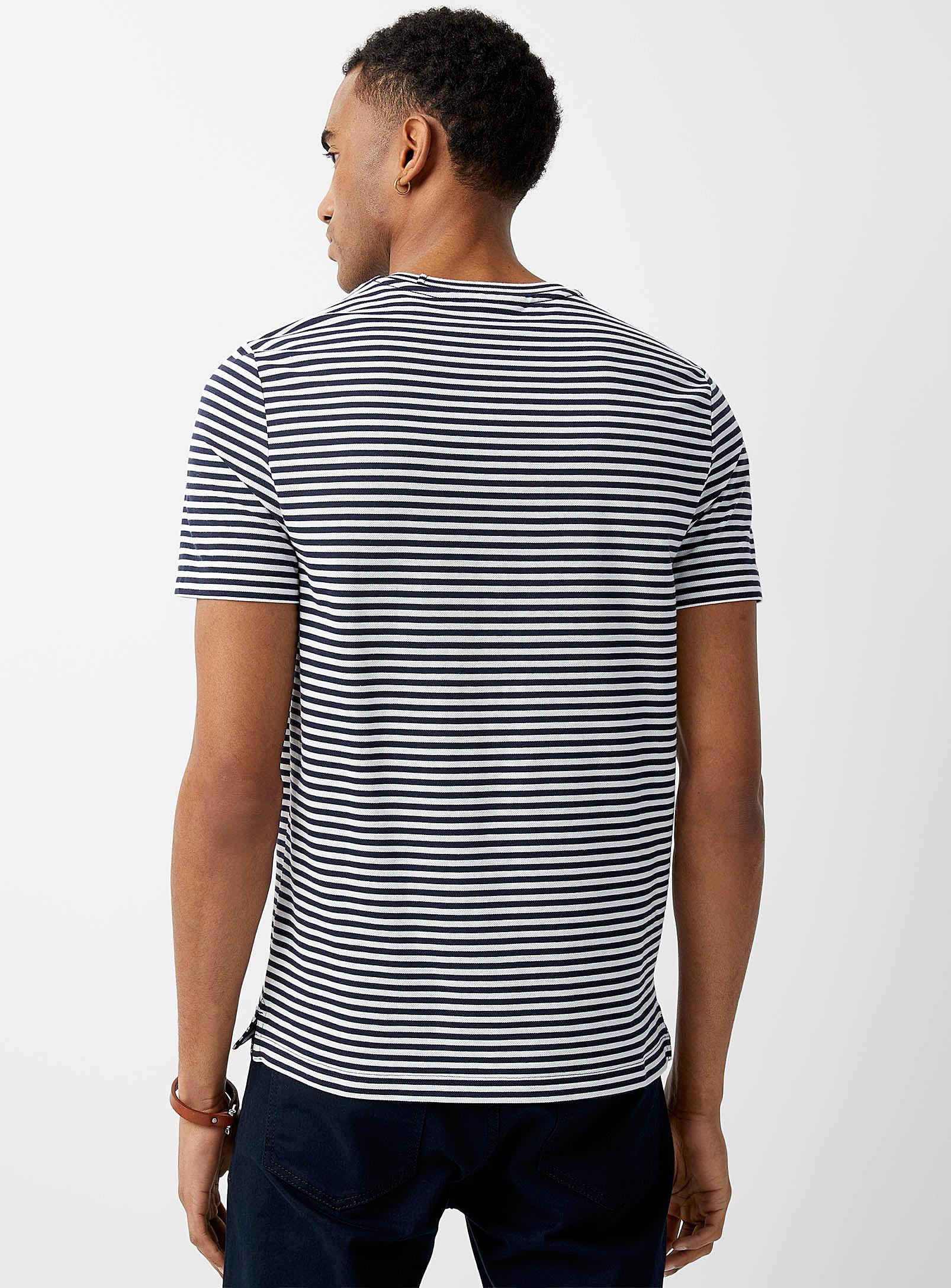 Michael Kors Nautical Stripe Piqué T in Blue for Men | Lyst