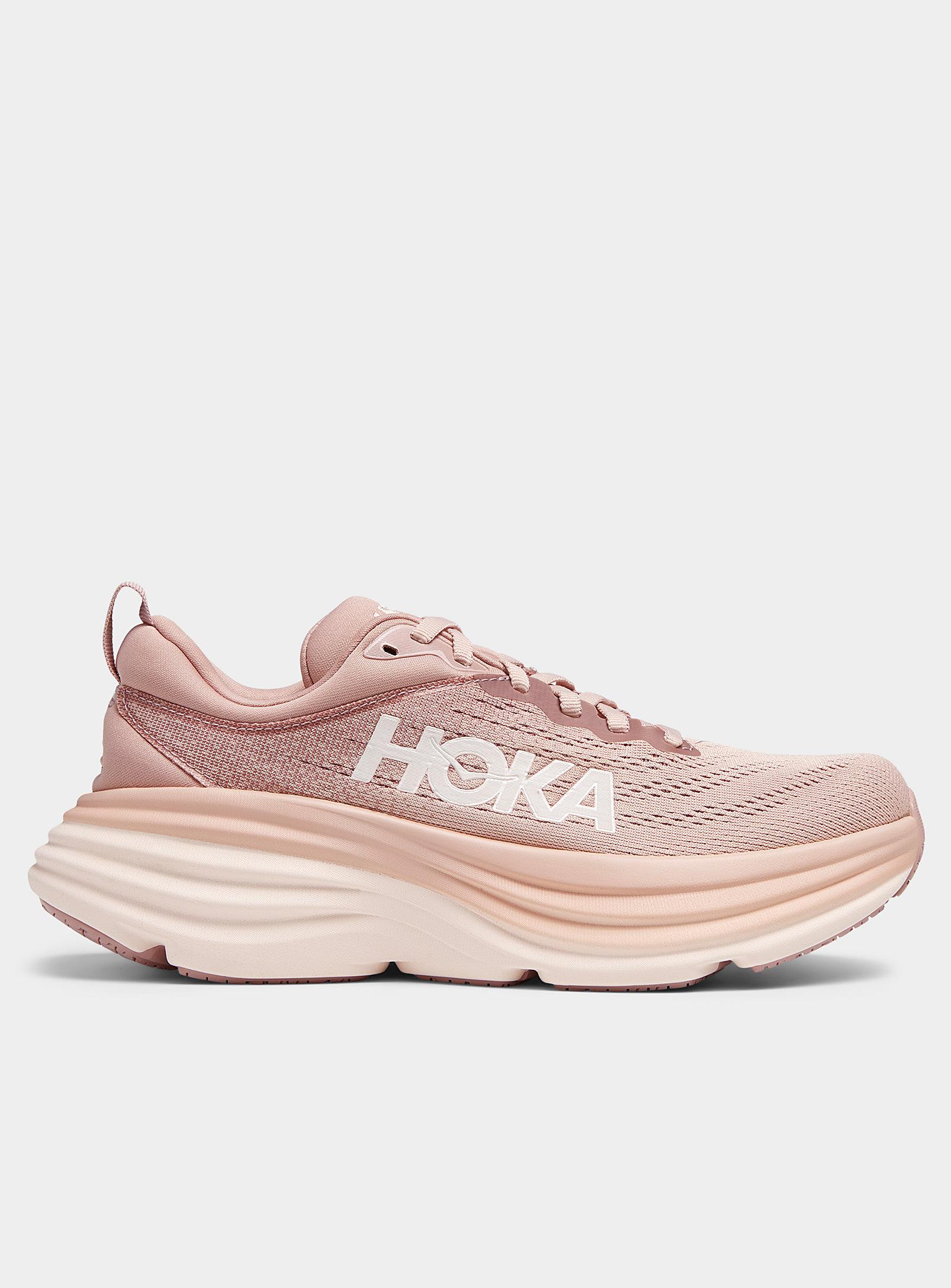Hoka One One Bondi 8 Running Sneakers Women in Pink | Lyst