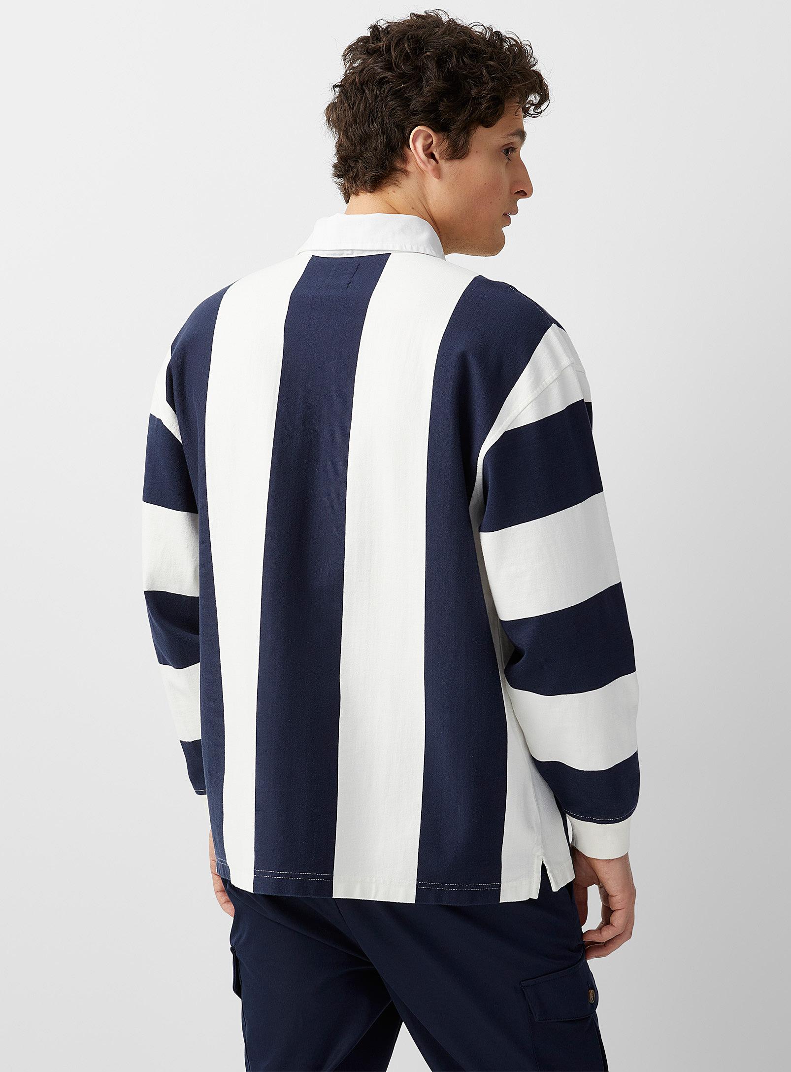 Levi's Mixed Stripe Rugby Polo in Blue for Men | Lyst