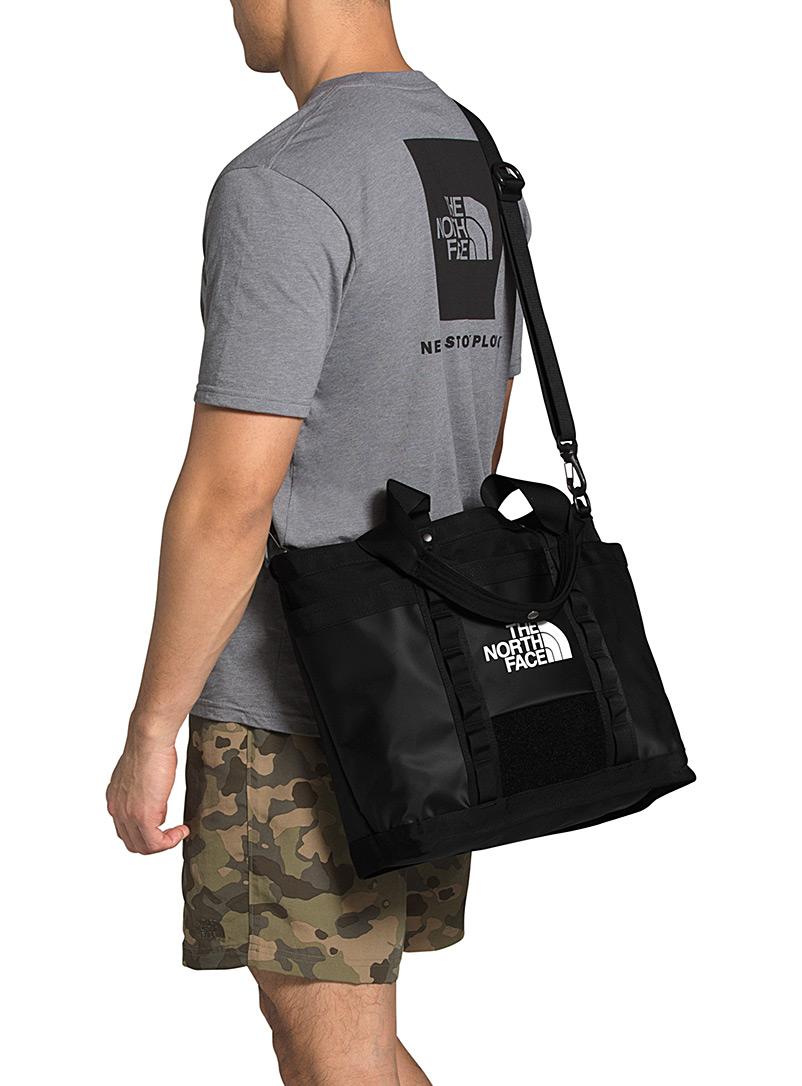 The North Face Synthetic Explore Utility Tote in Black for Men | Lyst