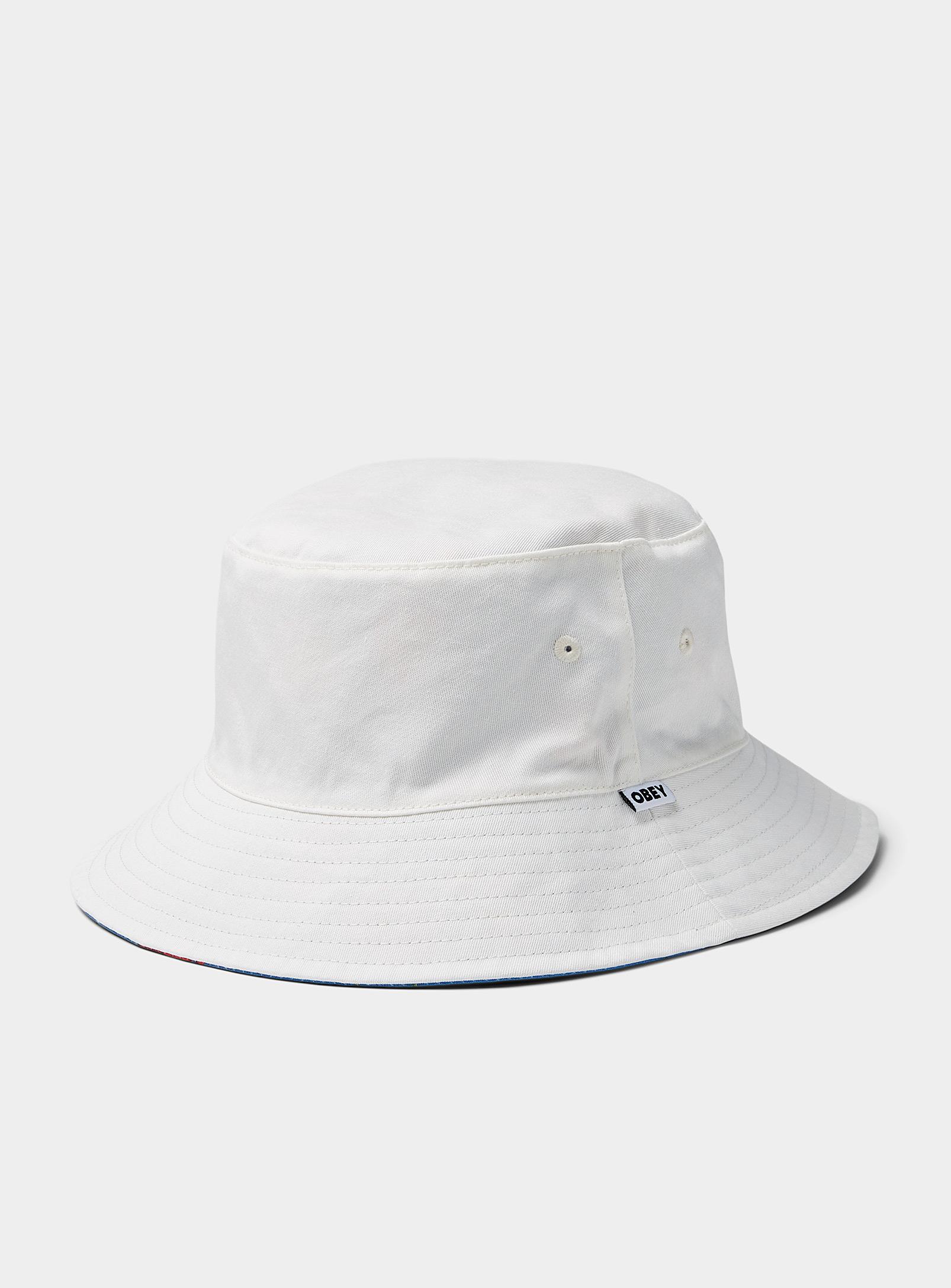 Obey Cotton Daisy Reversible Bucket Hat 