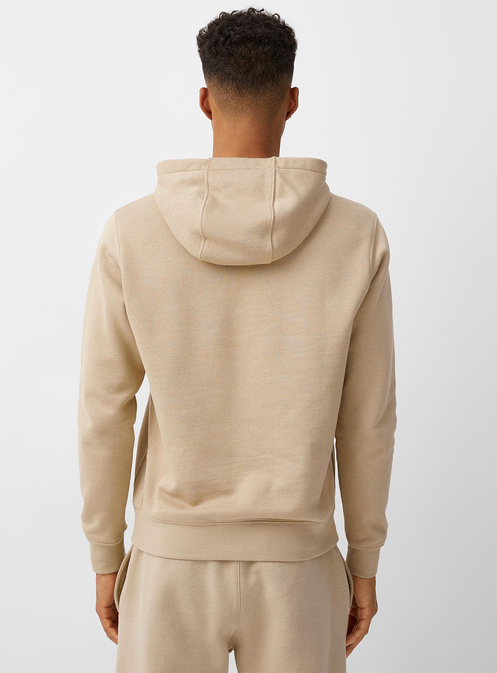 Nike Embroidered Swoosh Hoodie in Natural for Men | Lyst