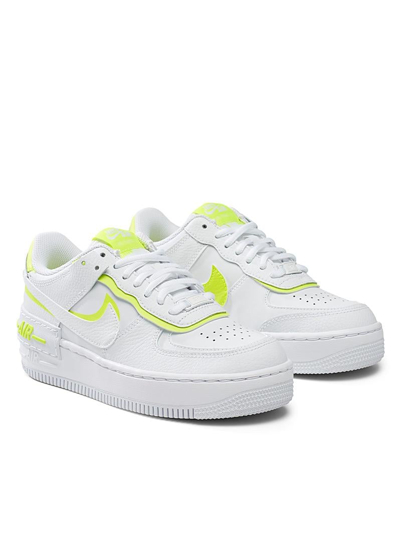 Nike Air Force 1 Shadow Neon Accent Sneakers Women in Green | Lyst