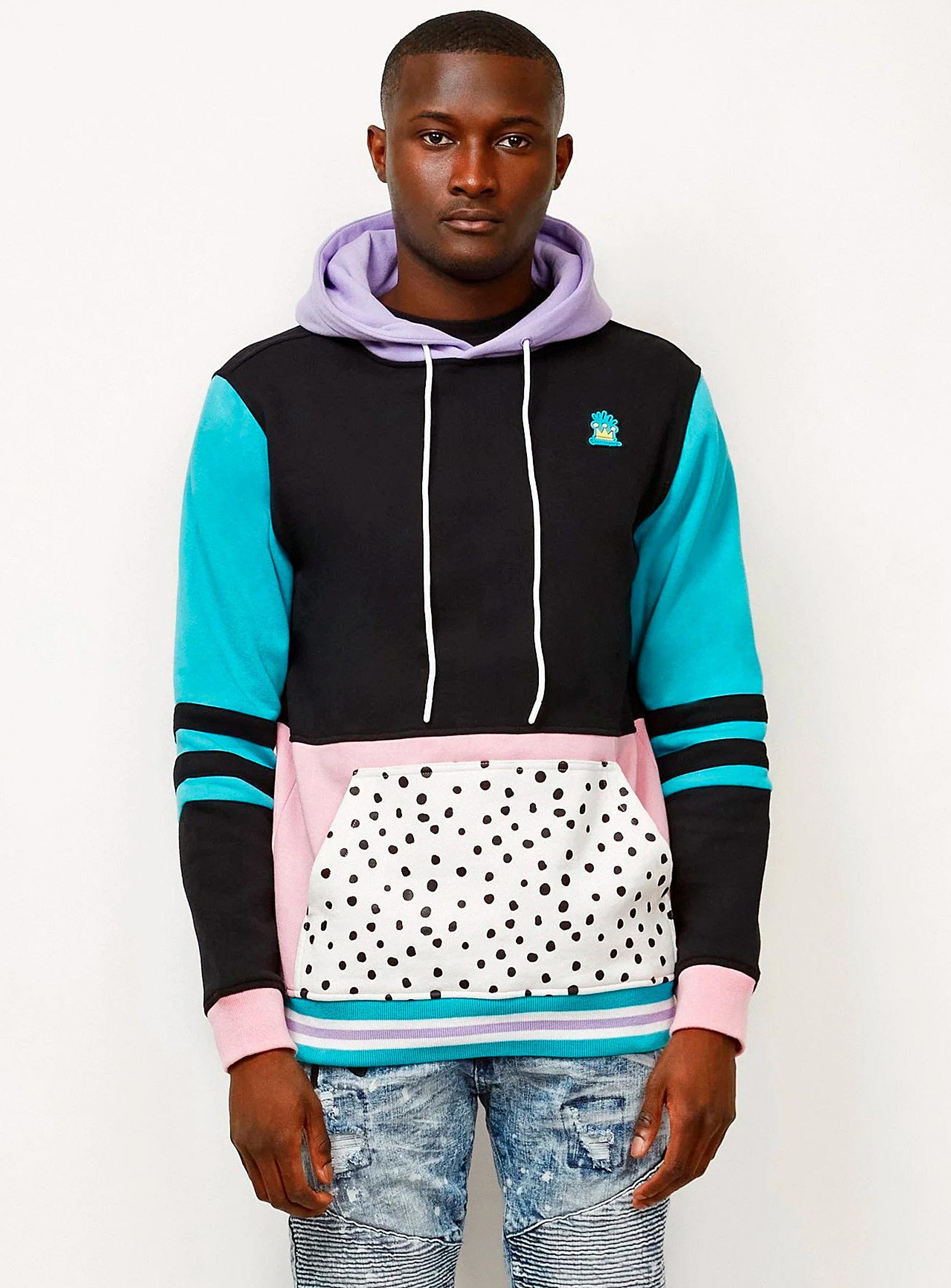 Reason Fleece Pop Pastel Hoodie in Black for Men Lyst